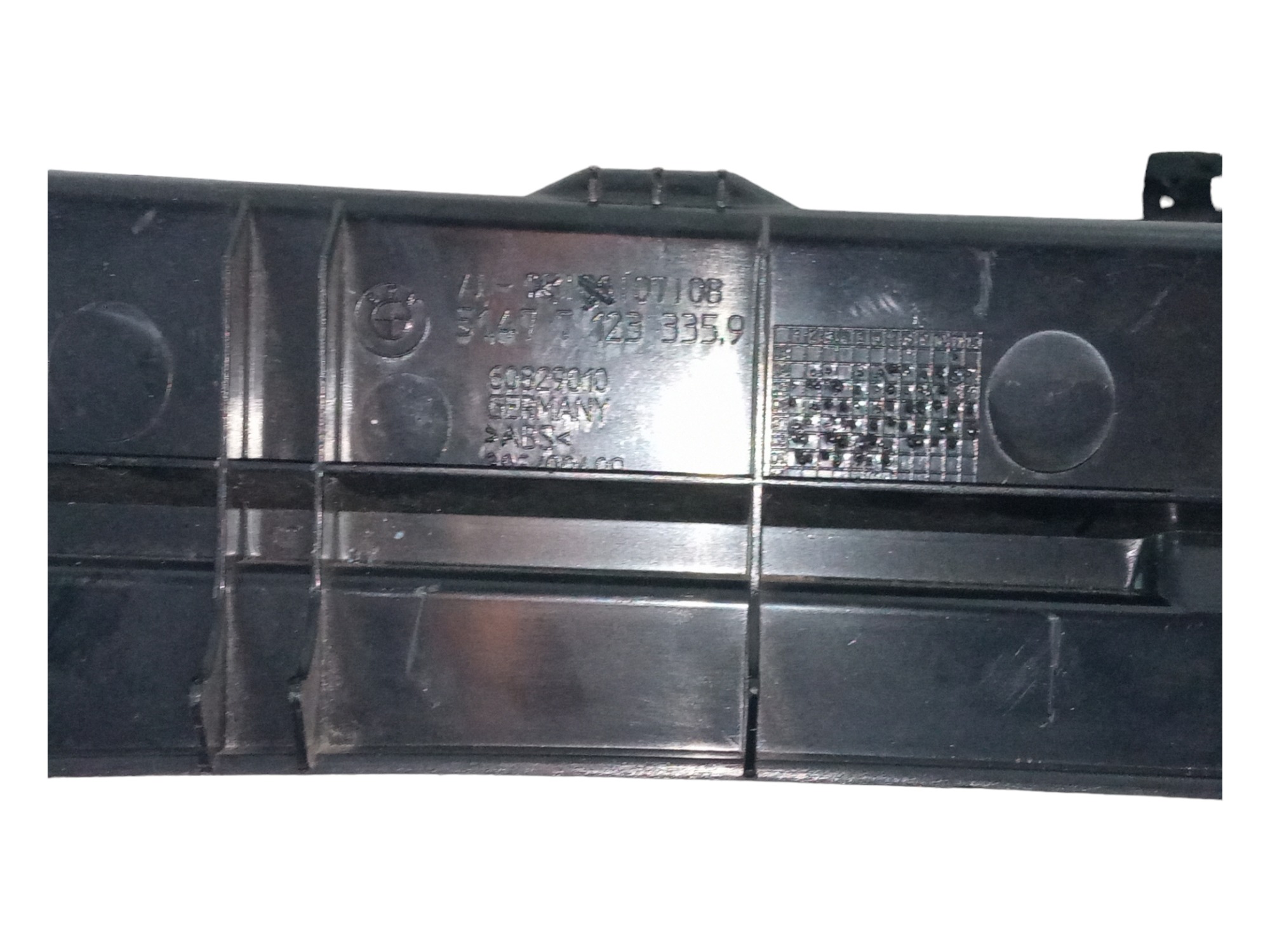 Moldura Acabamento Soleira Porta Malas Bmw 118i 2007 A 2012 Preto 4