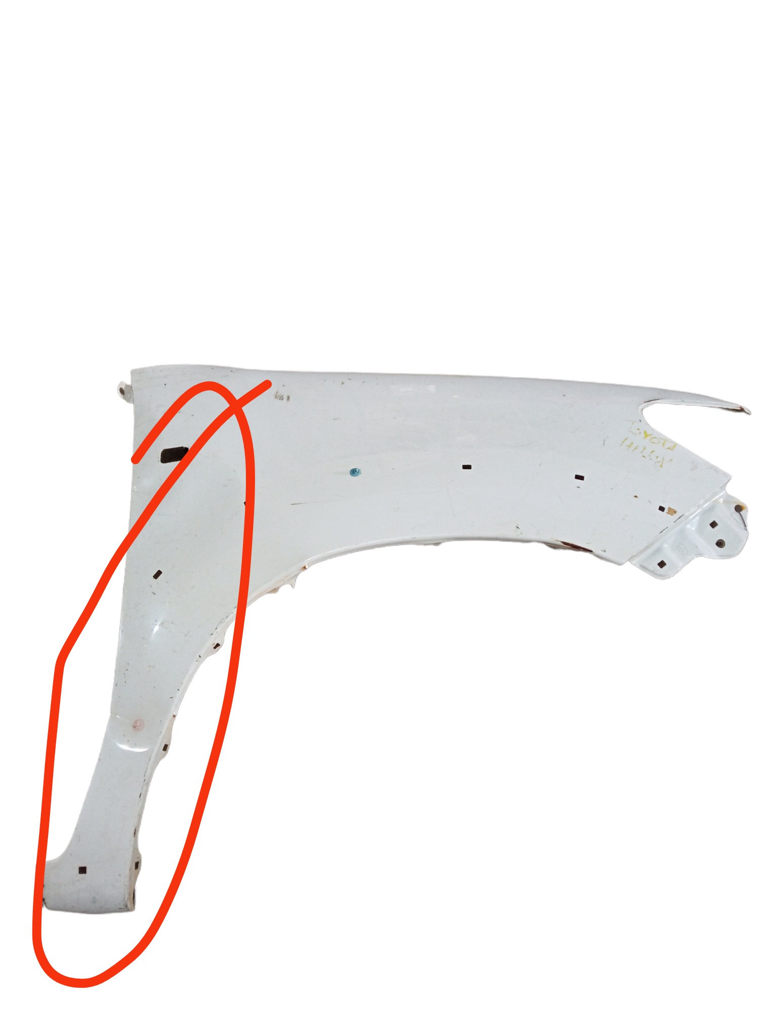 Paralama Lado Direito Hilux 2012 A 2017 Recuperar 1