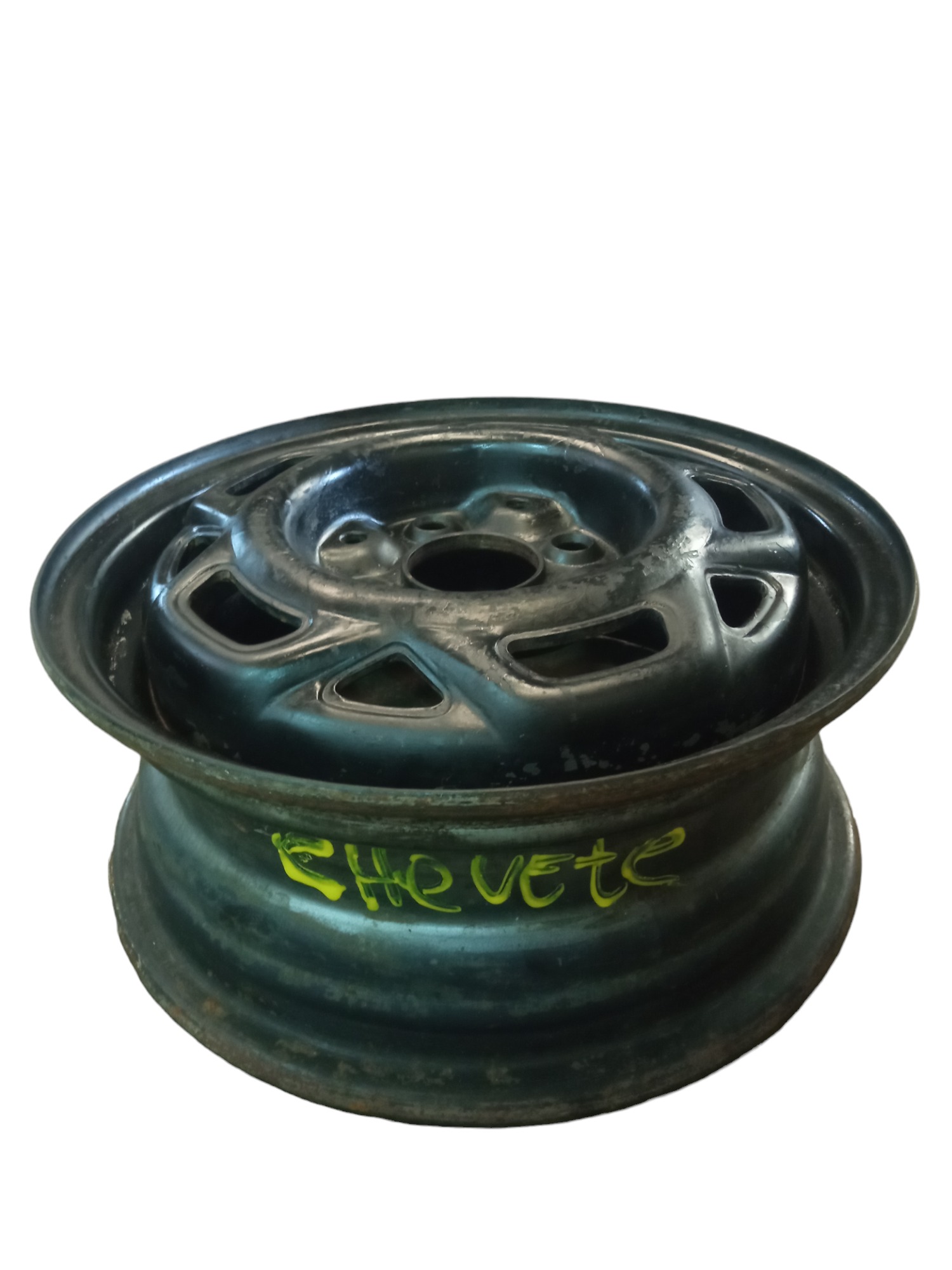Roda De Ferro Guidon Aro 13 4×100 Gm Chevette Kadett Monza Preto 2
