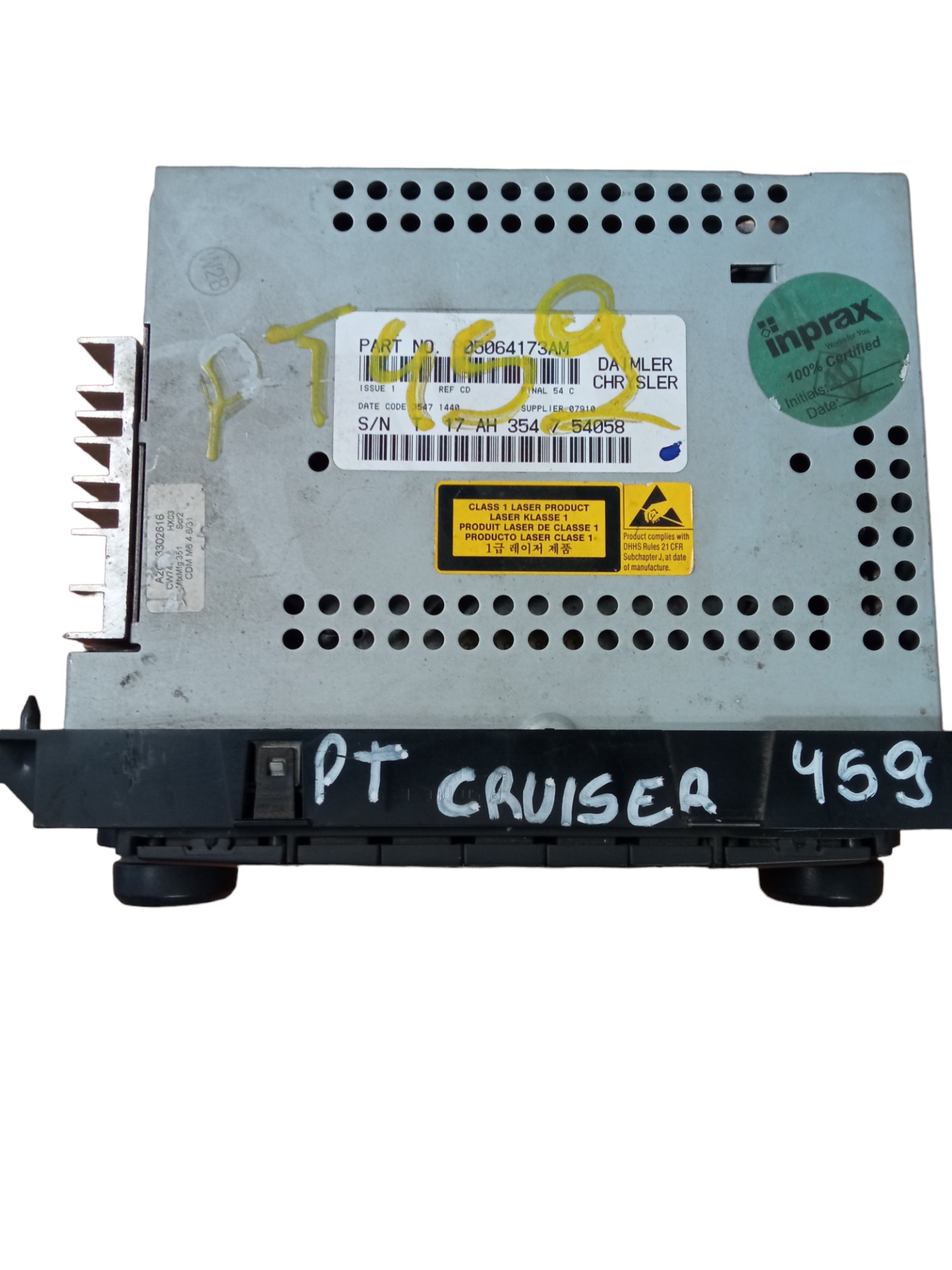 Rádio Original Chrysler Pt Cruiser 2004/2010 M.v 2