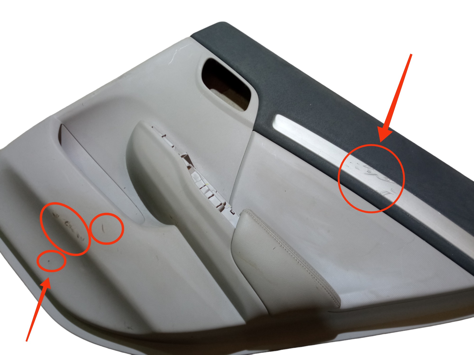 Forro Porta Traseira Direita Honda Civic 2014 2016 Original  Cinza 2