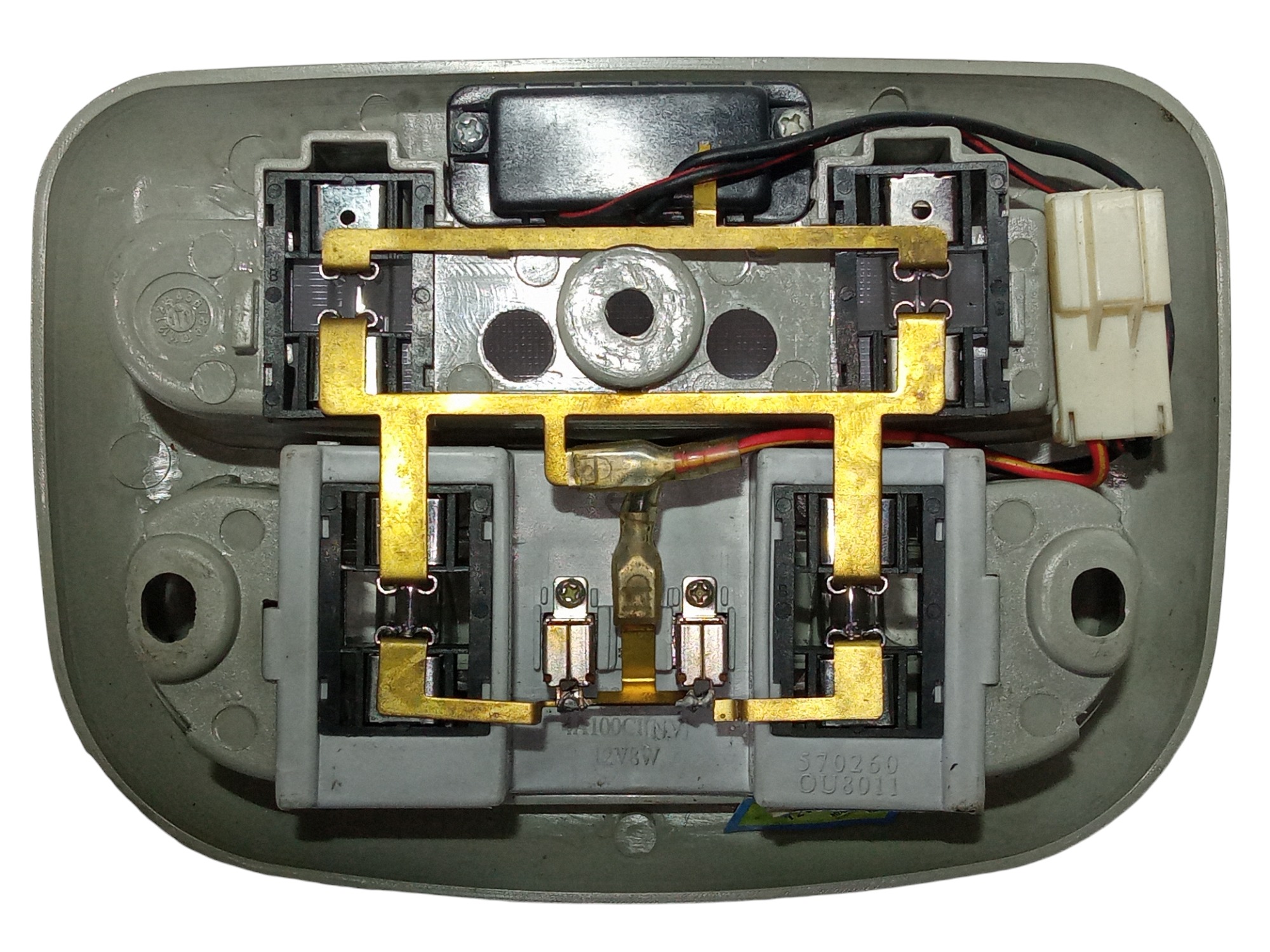 Moldura Luz De Teto Cortesia Jac J3 2011 2015 Original Usada 4