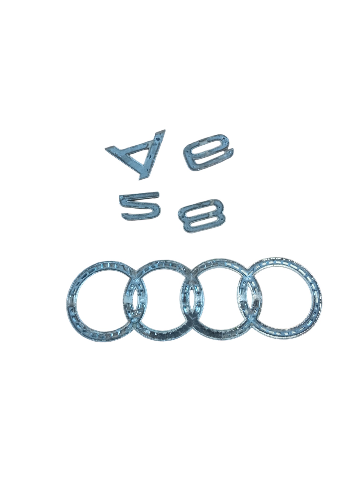 Emblema Letreiro Original Audi A6 2.8 2000  Prata 4