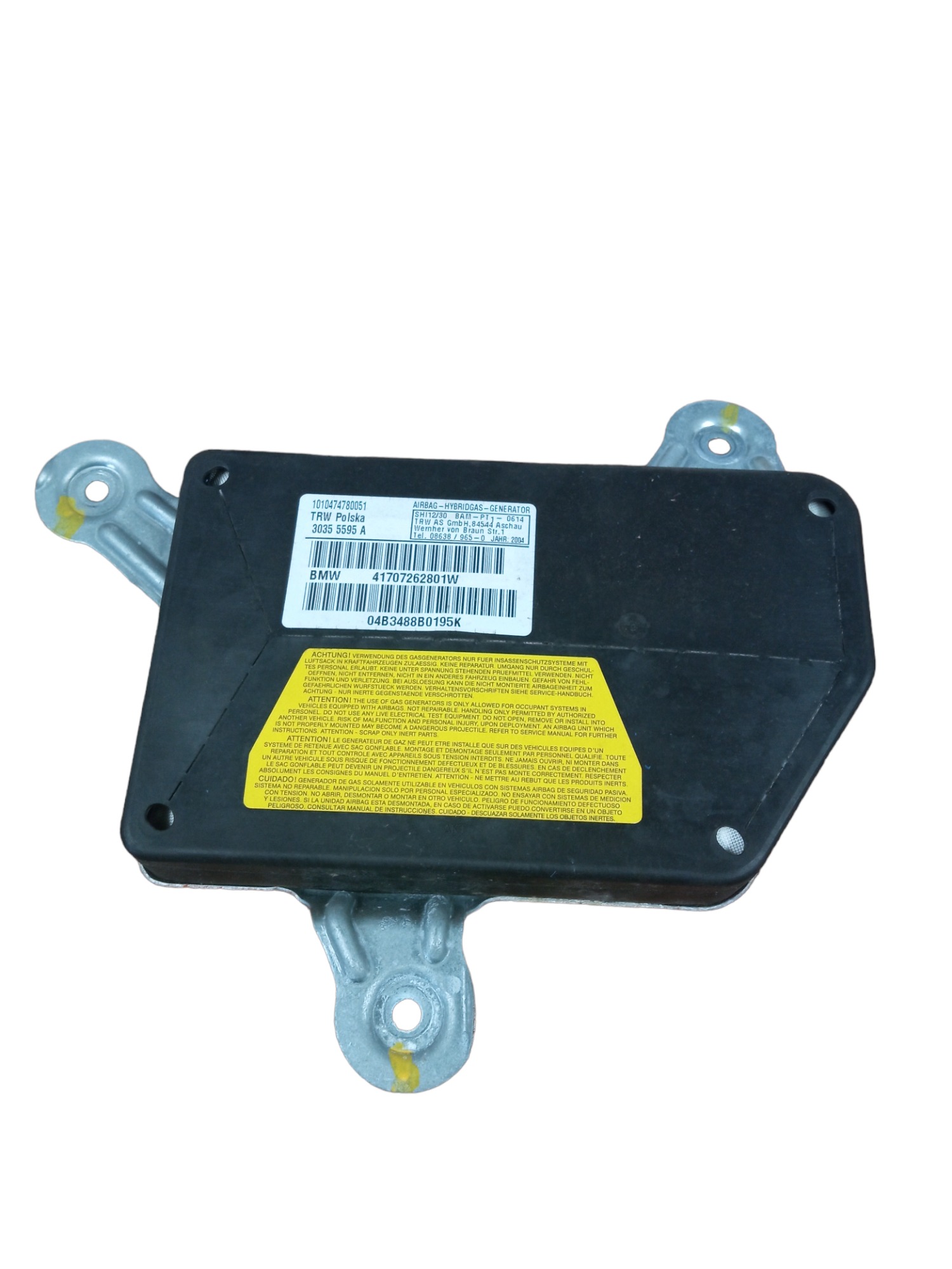 Airbag traseiro porta direita BMW X5 2001/2006 3