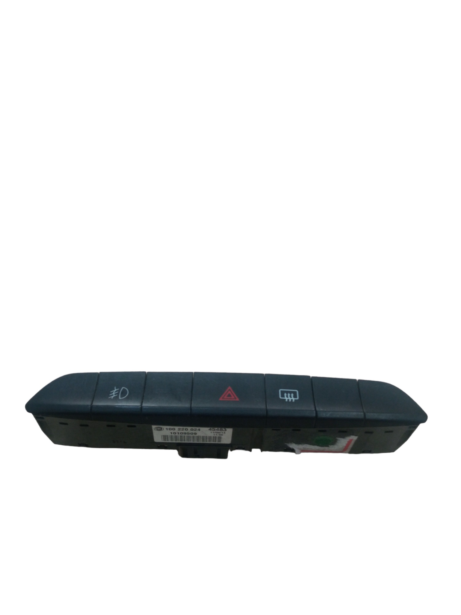 Interruptor Central Alerta Fiat Uno 2016/2021 Preto 1