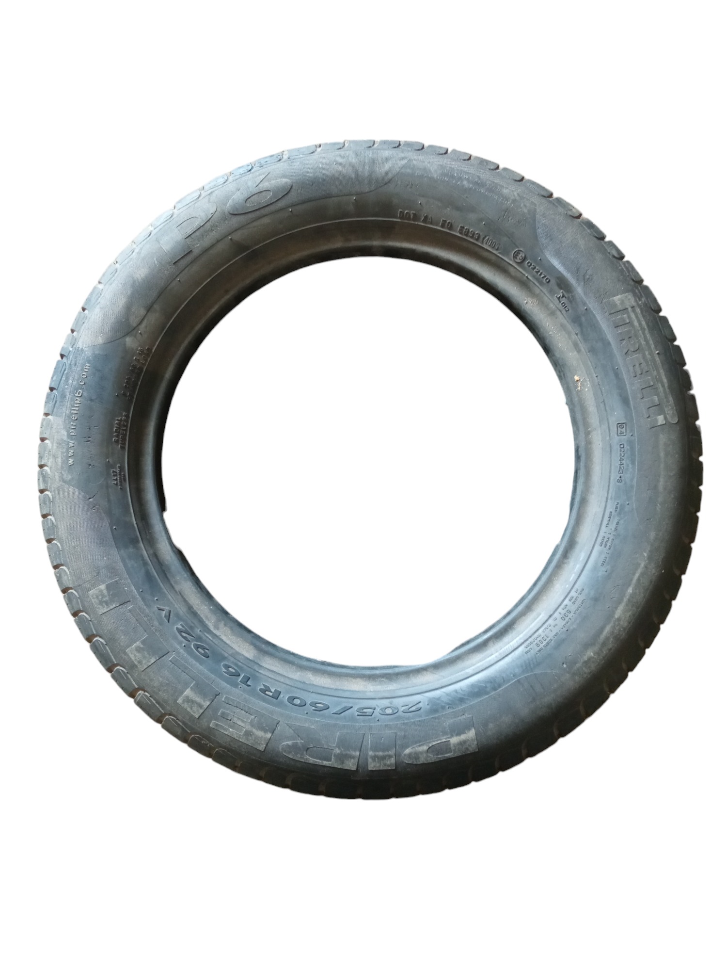Pneu Pirelli P6 205 / 60 Aro 16 92v Usado  A1 5