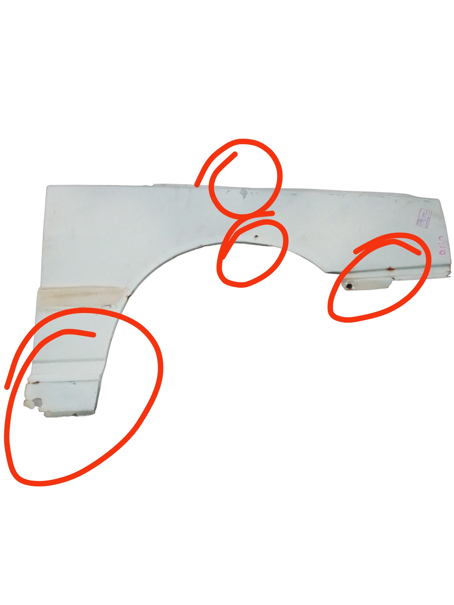 Paralama Direito Fiat Uno 1984 1985 1986 1987 1988 A 2000 8