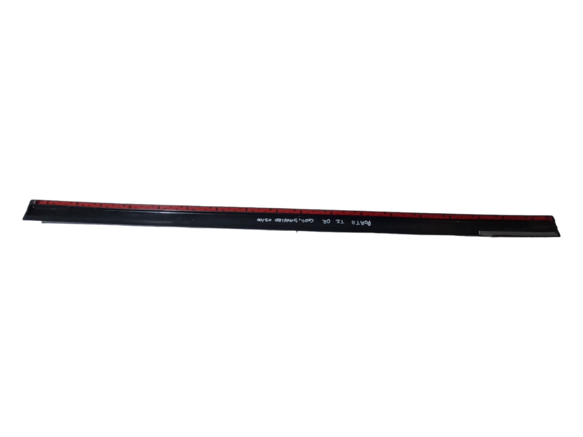 Friso Porta Dianteira Direita Volkswagen Gol Saveiro 2003 Preto 2