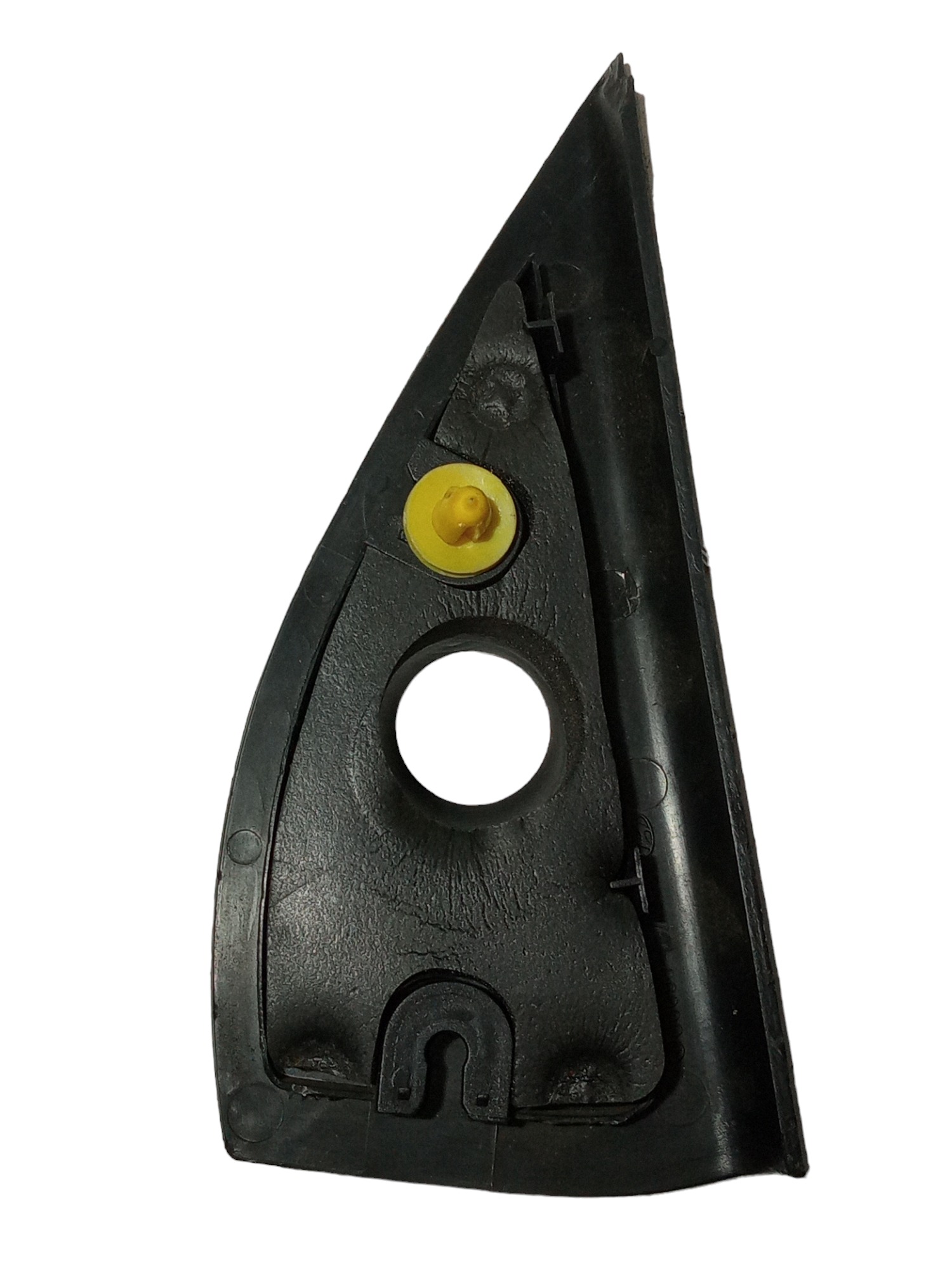 Moldura Interna Retrovisor Esquerdo Hyundai Atos Prime 2000 Preto 4