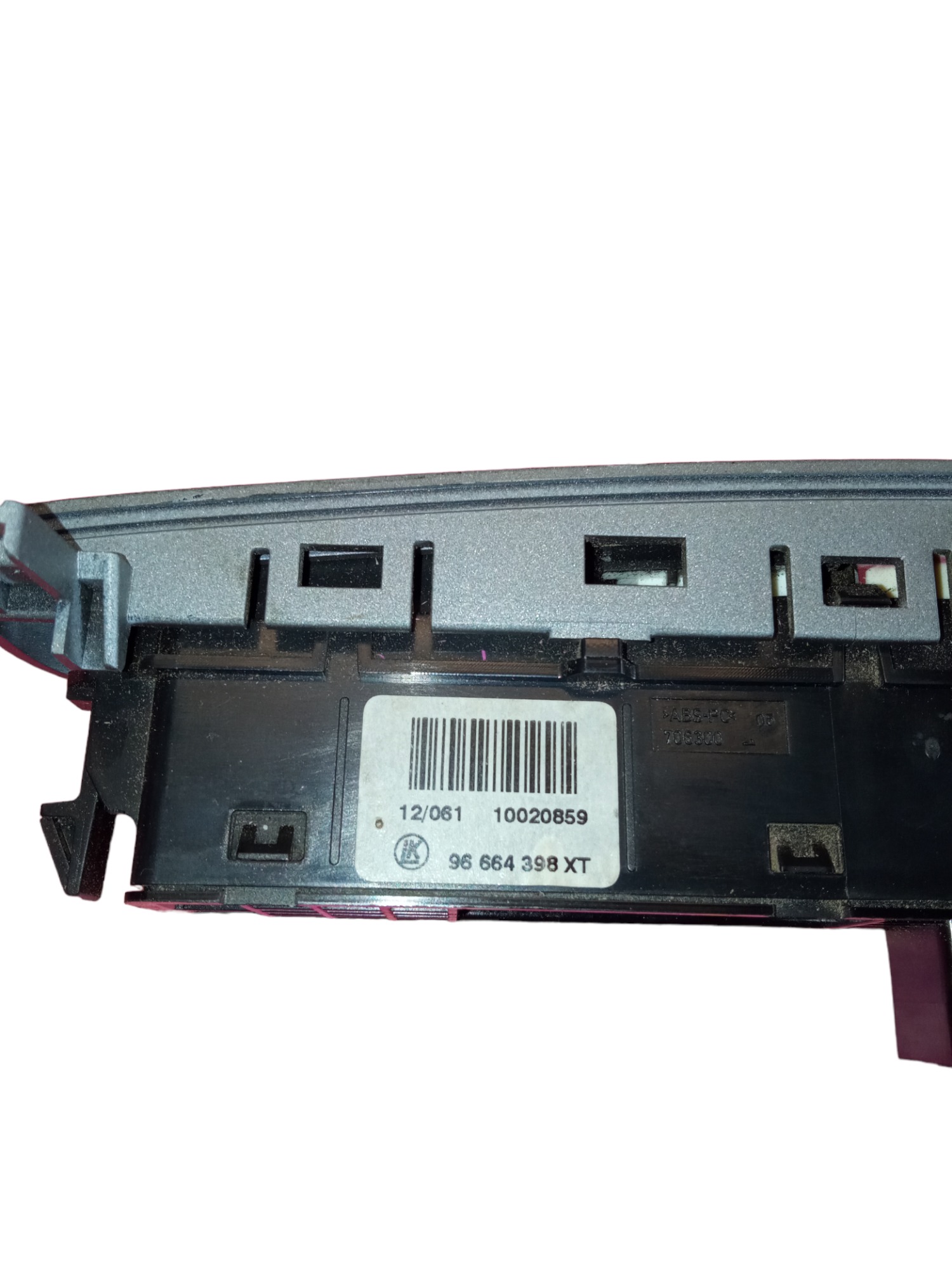 Botão Moldura Completa Pisca Alerta Peugeot 308/408 13/14 3