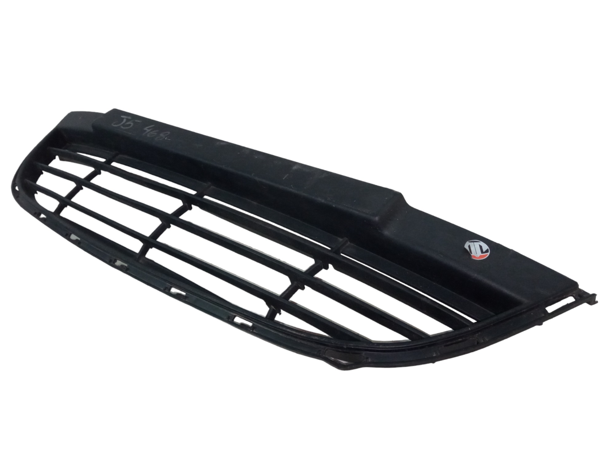 Moldura Grade Dianteira Inferior Jac J5 2011 2012 2013 Usada Preto Fosco 2