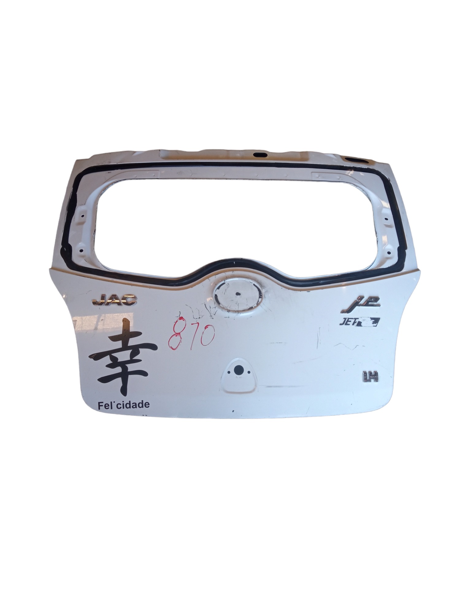 Tampa Traseira Jac J2 2012 2013 2014 2015 2016 Original Branco 1