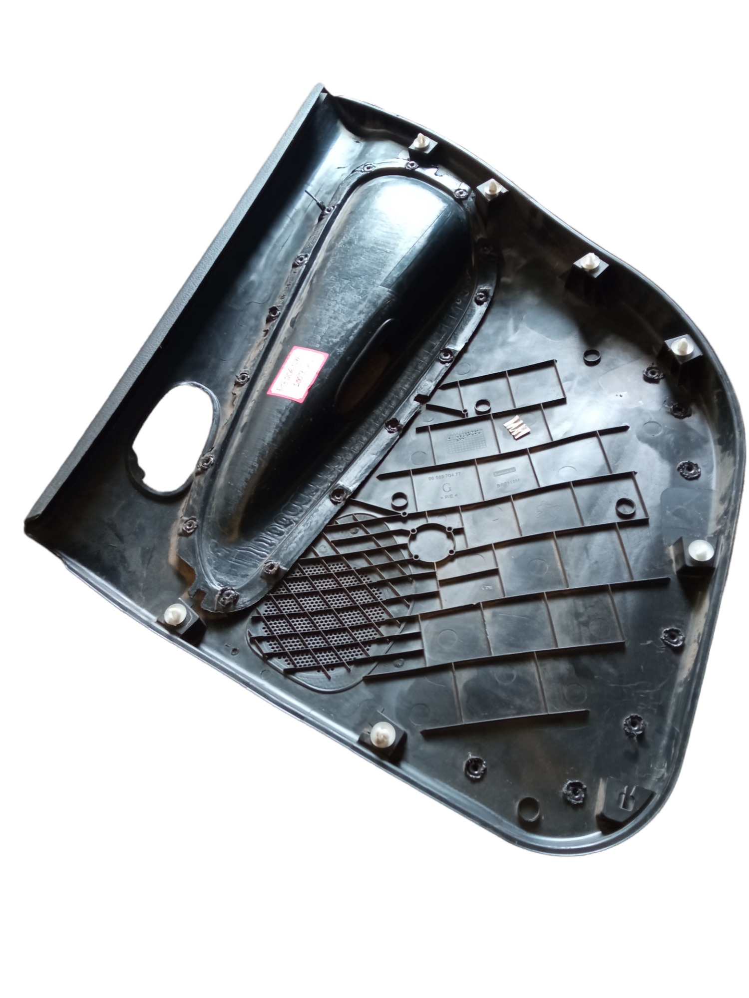 Forro De Porta Traseira Esquerda Peugeot 206 Sw 2007 Preto 4