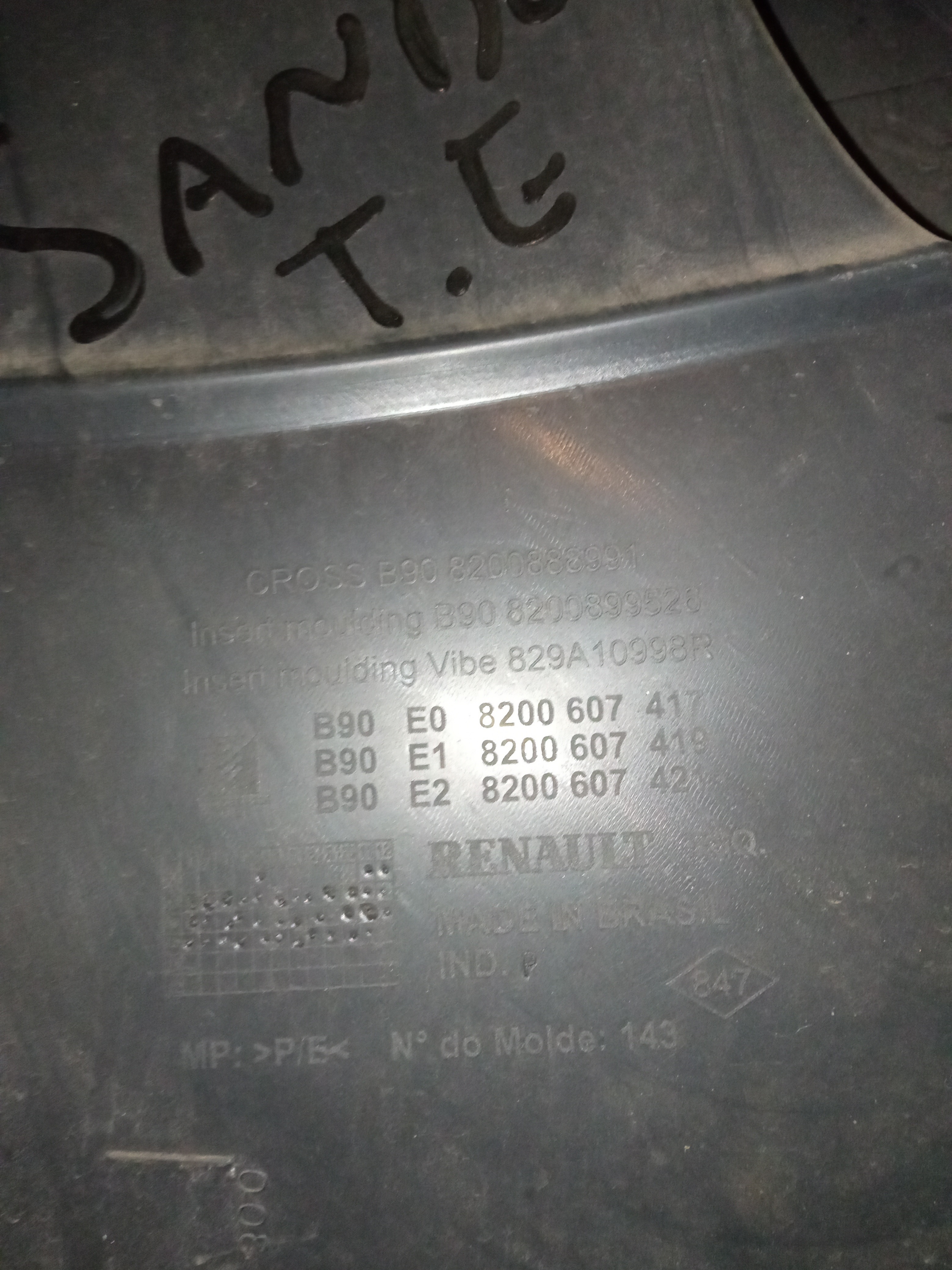Forro De Porta Traseira Esquerda Renault Sandero 2008 2009 Preto 4