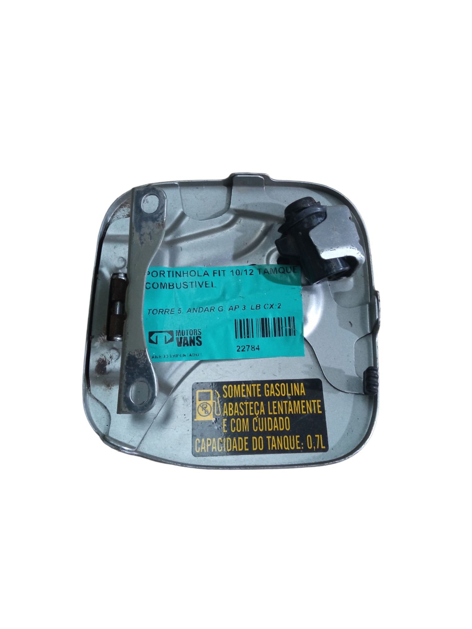 Portinhola Tanque De Combustível Honda Fit 10/12 M.v Prata 2011 2