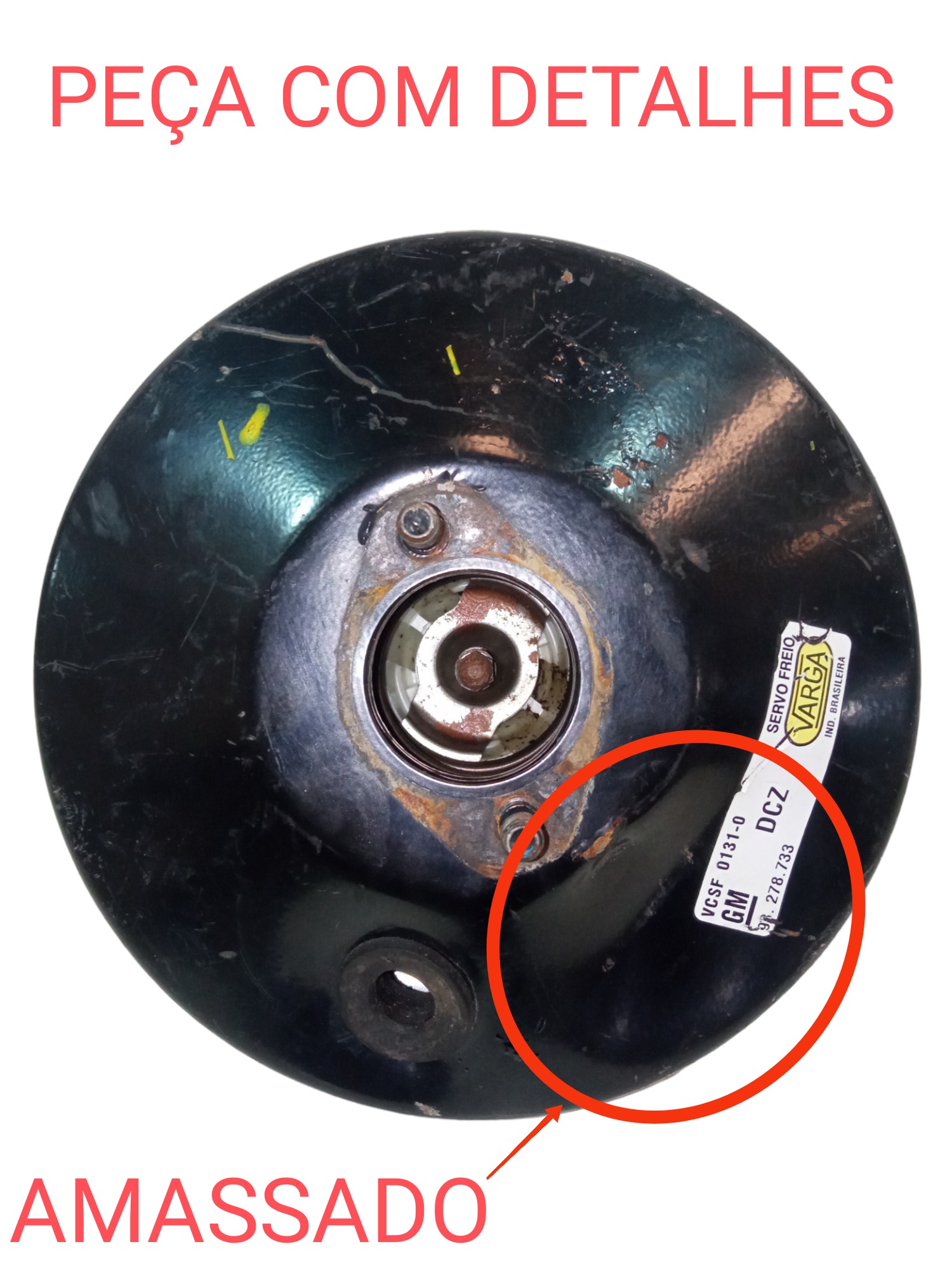 Hidrovacuo Servo Freio Gm Celta 2001 A 2005 1 0 Corsa Usado 2