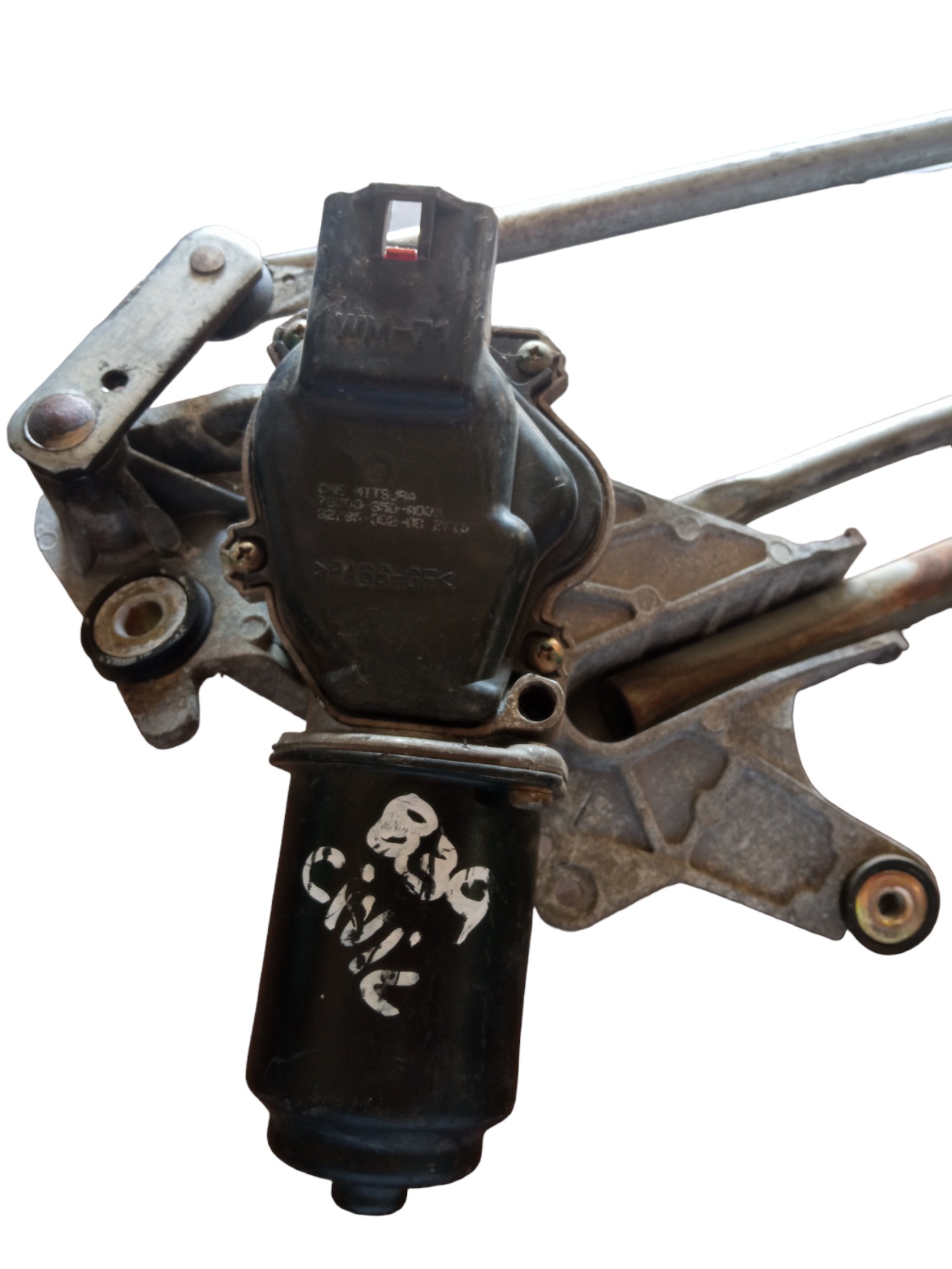 Máquina De Limpandor Com Motor  Civic 1.7 2001/2005.m.v 3