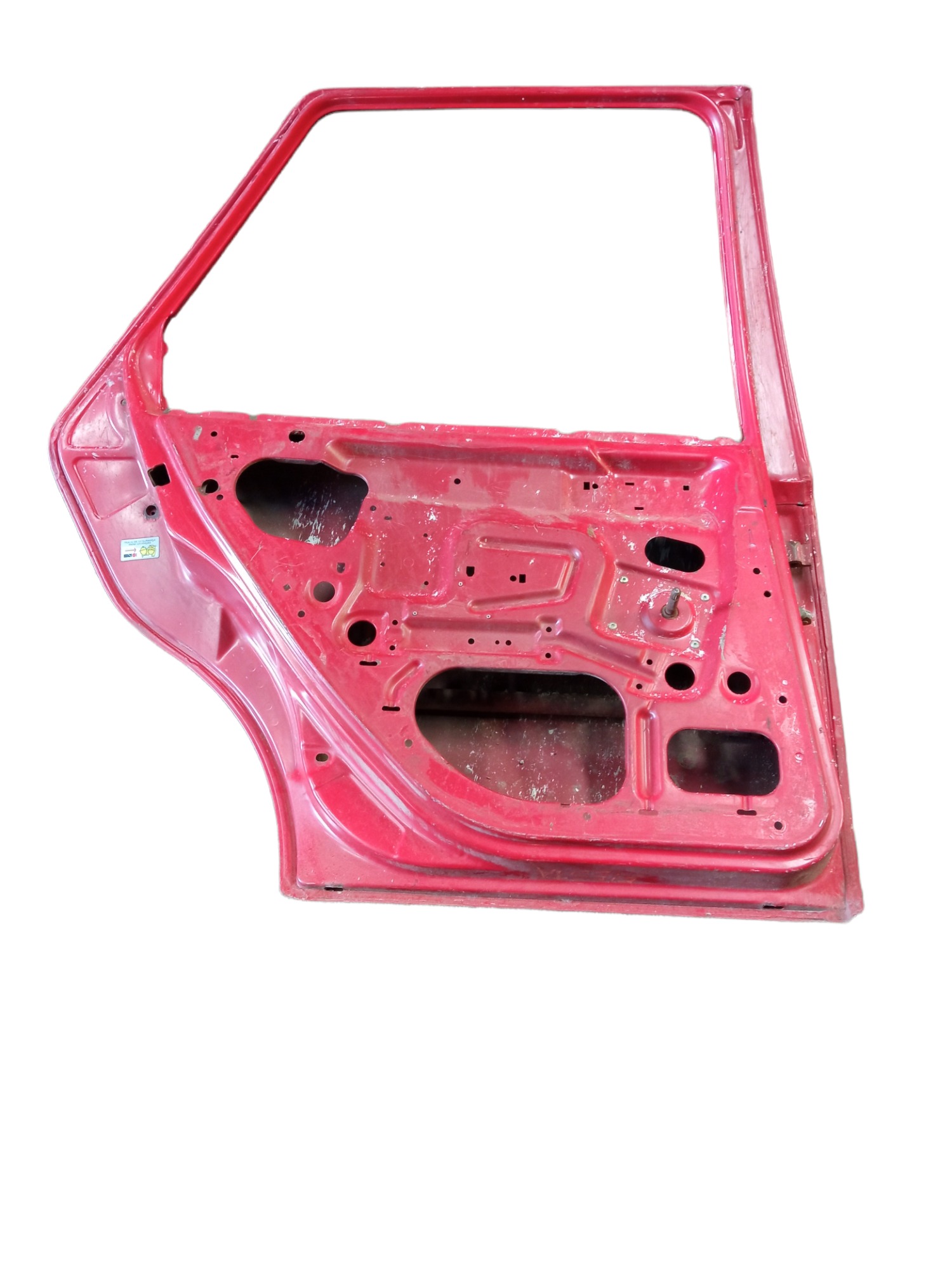 Porta Traseira Esquerda  Fiesta 97 98 99 2000 2001 2002 2003 Vermelho 2