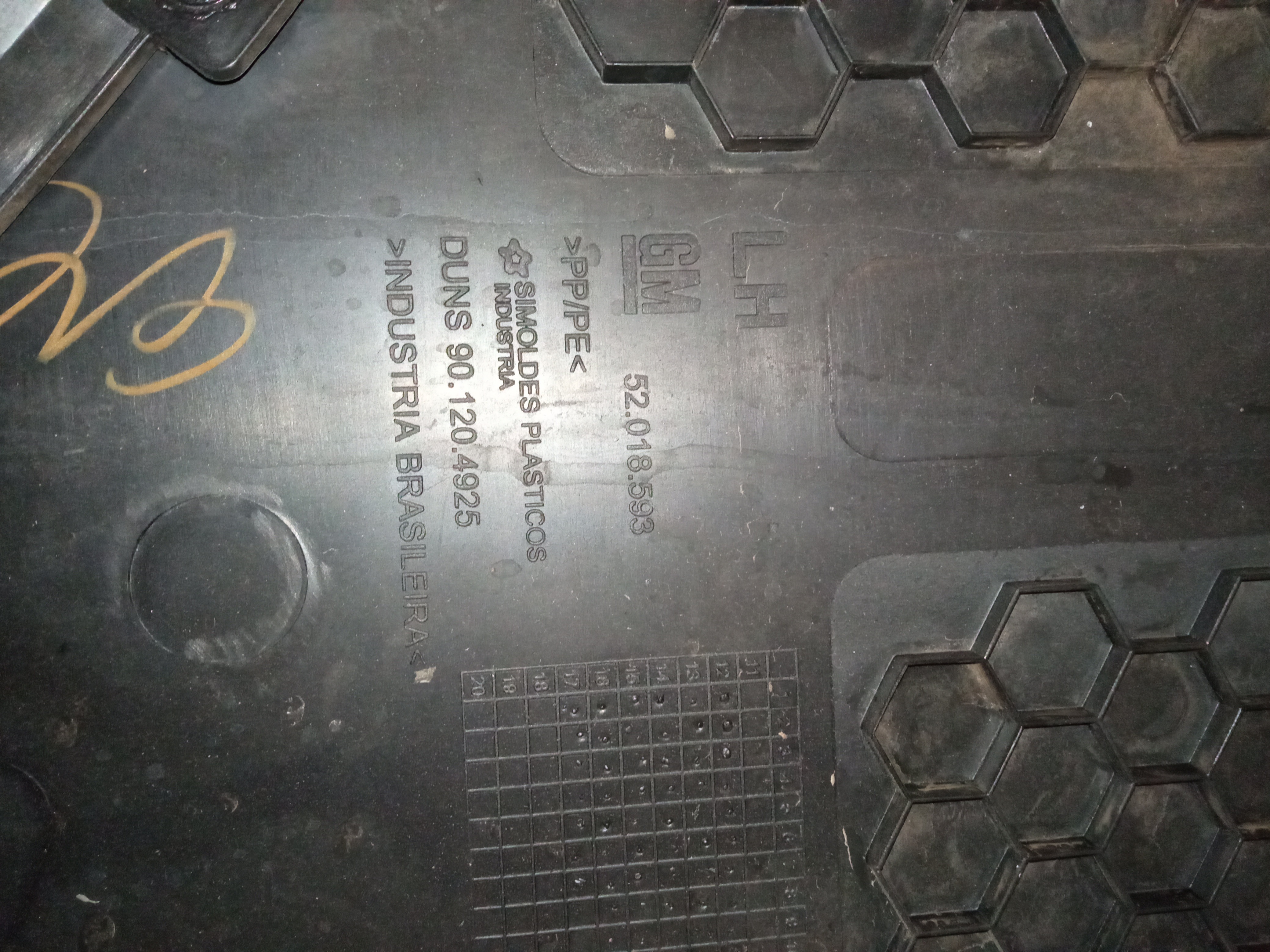Forro De Porta Traseira Esquerda Chevrolet Spin 2016 5