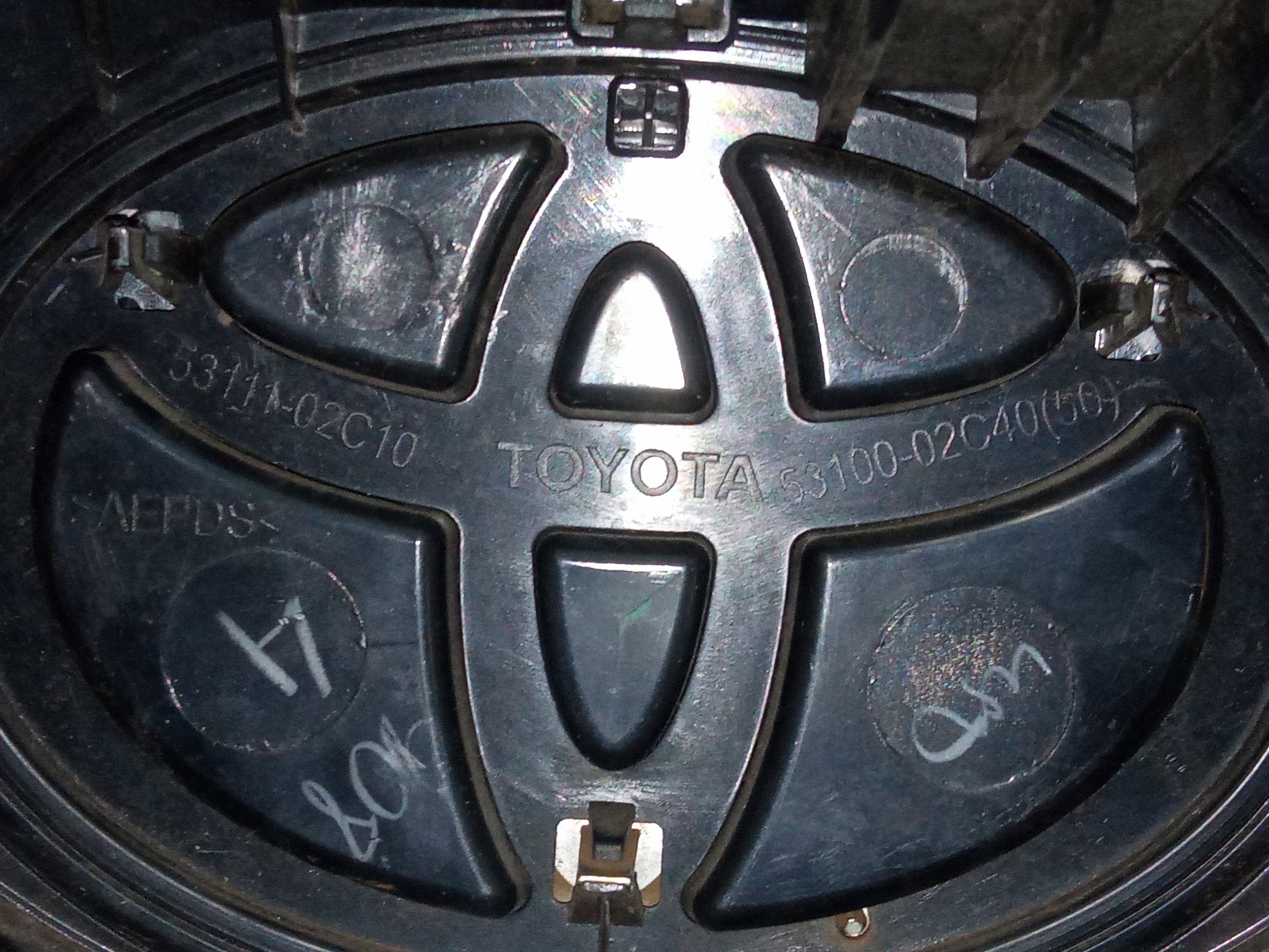 Grade Dianteira Superior Friso Emblema Toyota Corolla 2018 4