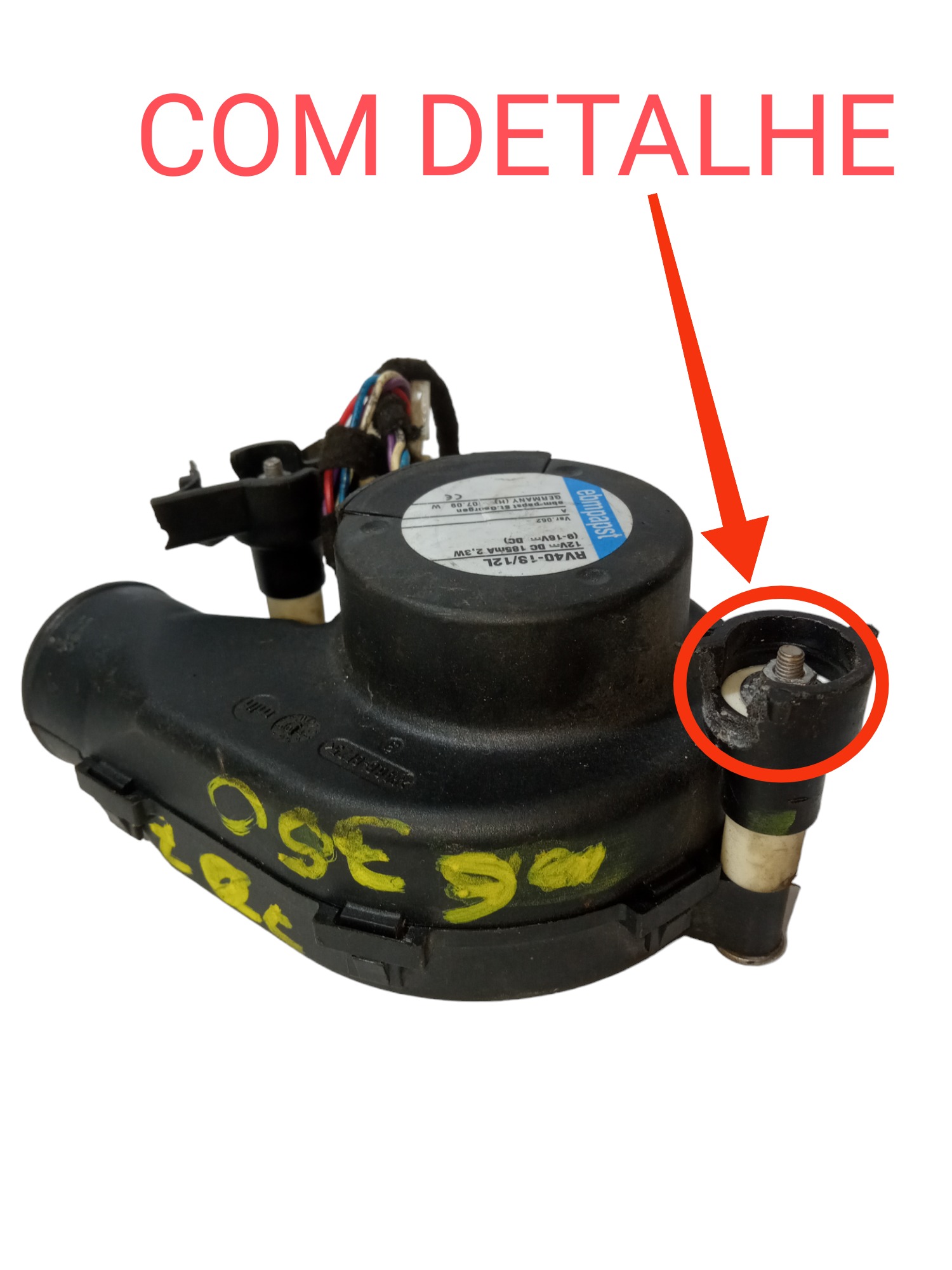 Ventilador Motor Ar Mercedes E350 E500 2009 A 2013 Original 2