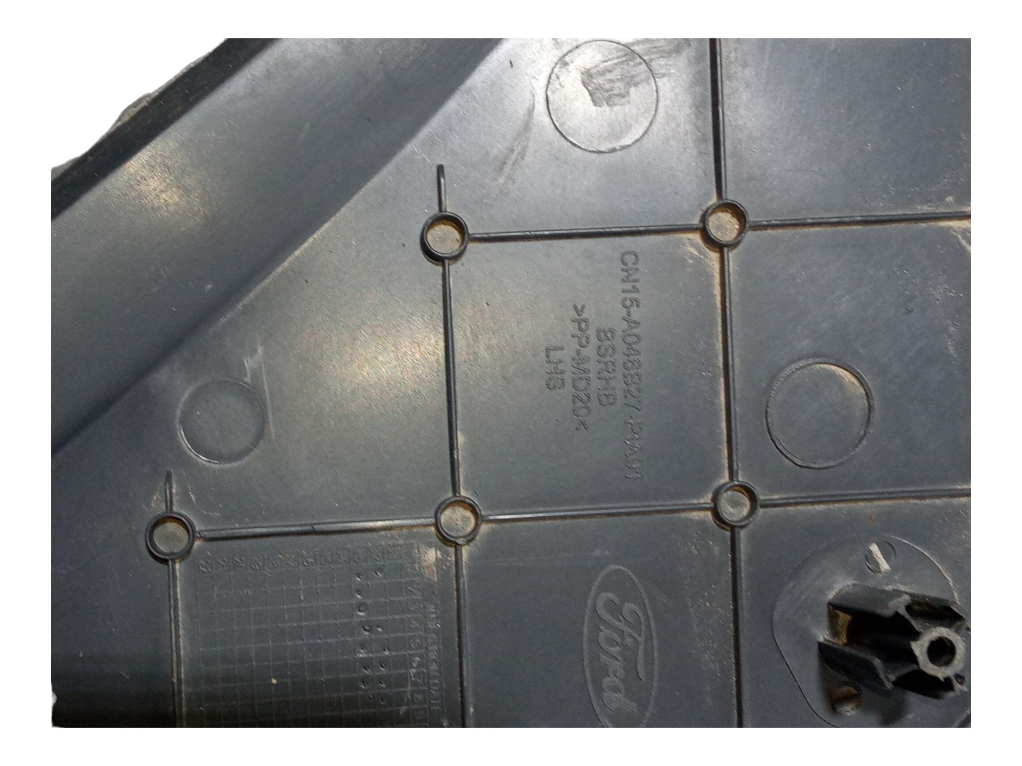 Moldura Console Central Esquerdo Ford Ecosport 2013 A 2020 Preto 2