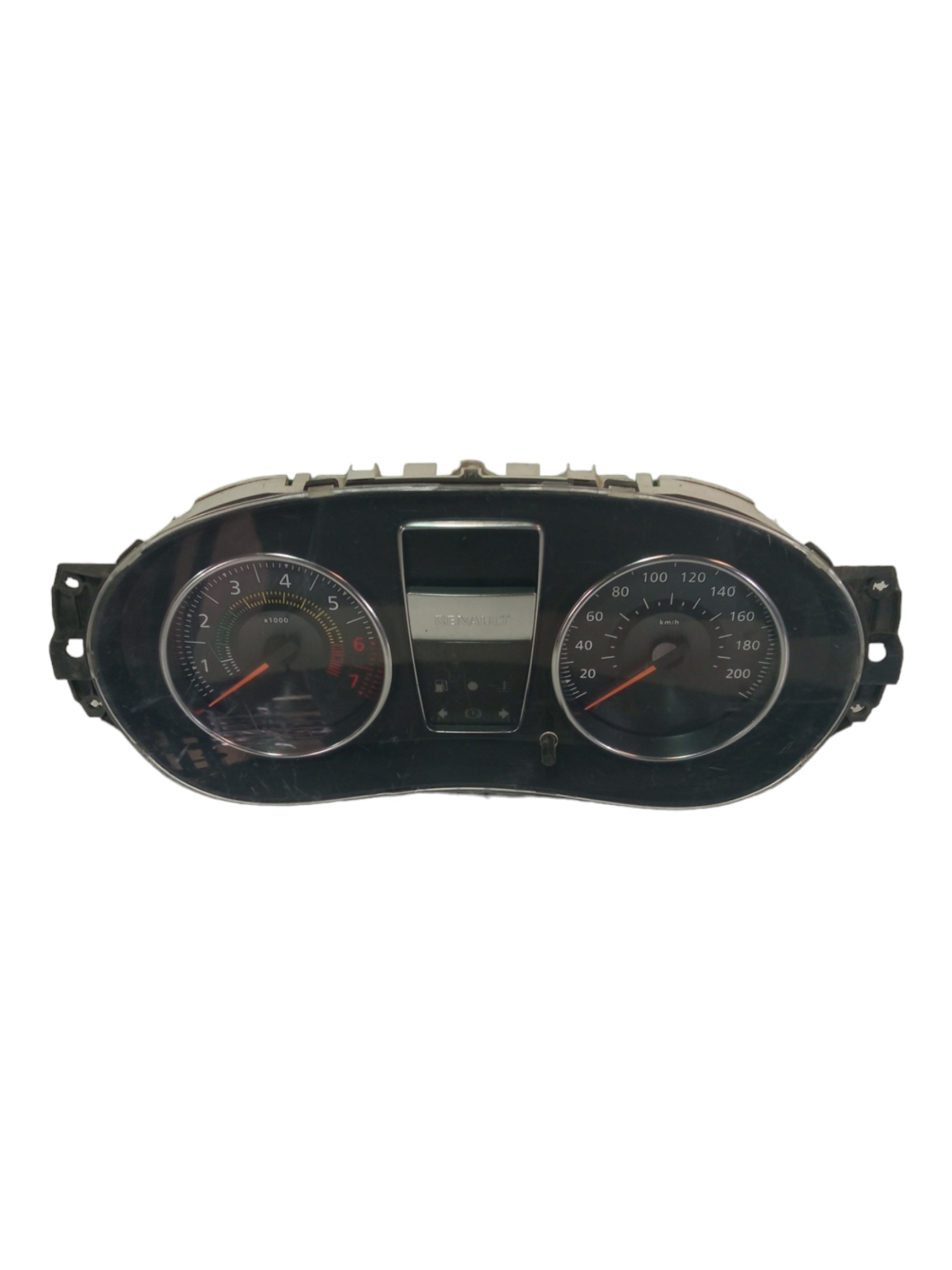Painel Instrumento Velocimetro Renault Clio Logan 2012 Preto 2