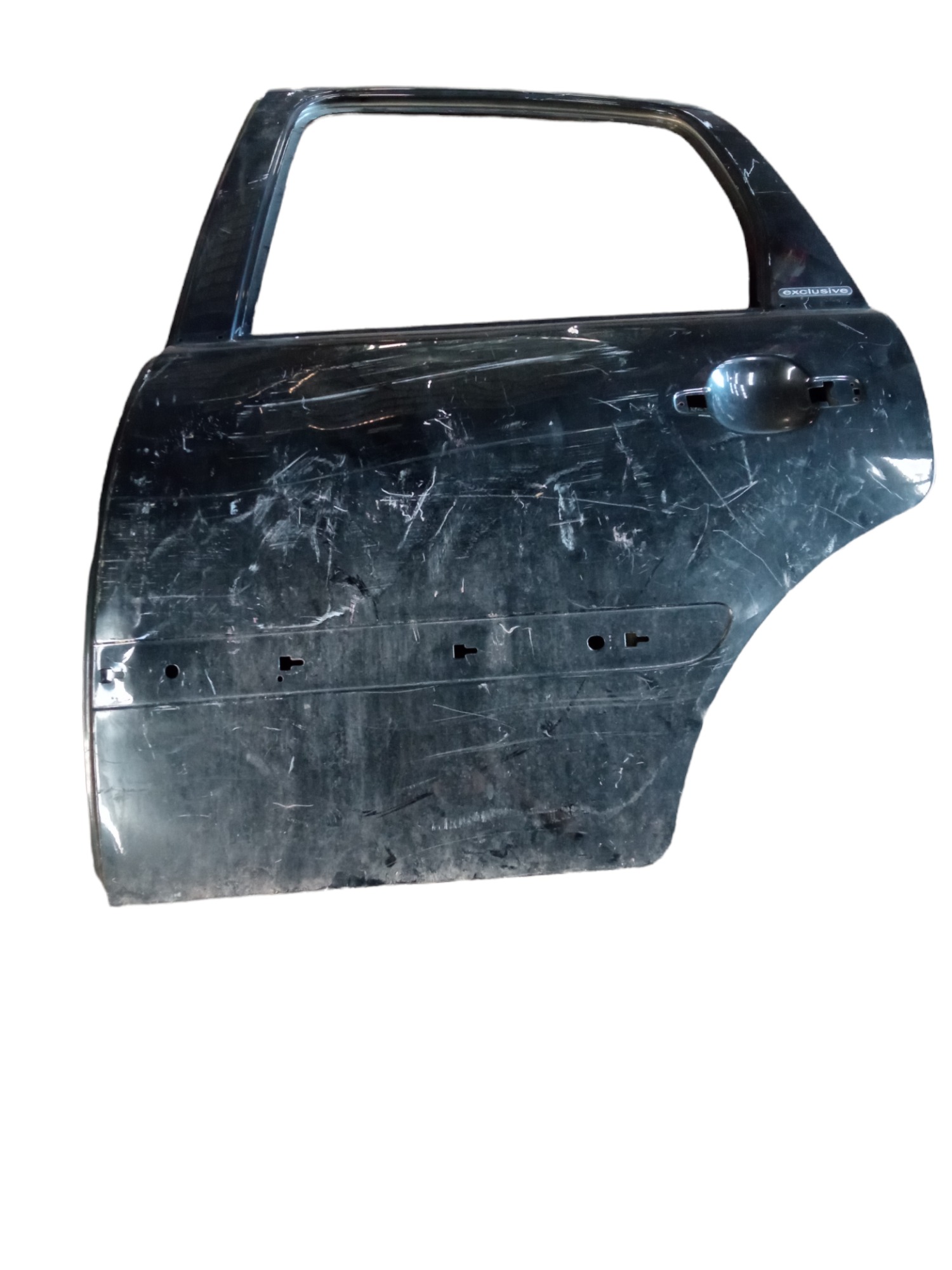 Porta Traseira Esquerda Citroen C3 2005 2006 2007 2008 2009 Esquerdo Preto 5