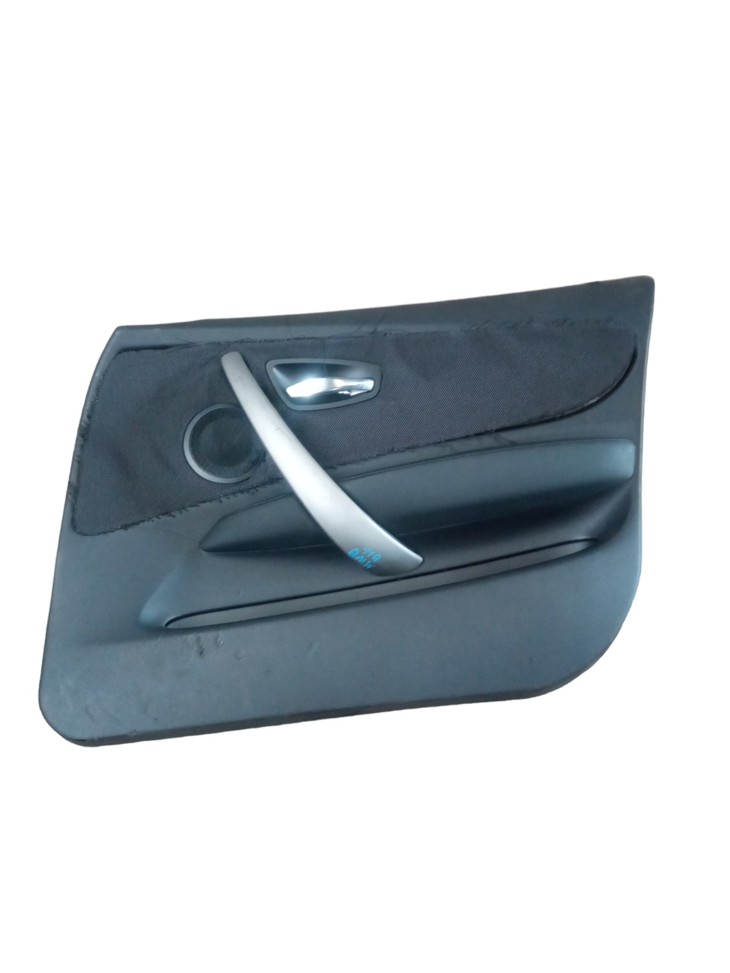 Forro De Porta Dianteiro Direito C/detalhes Bmw 118i 2009  Preto 1