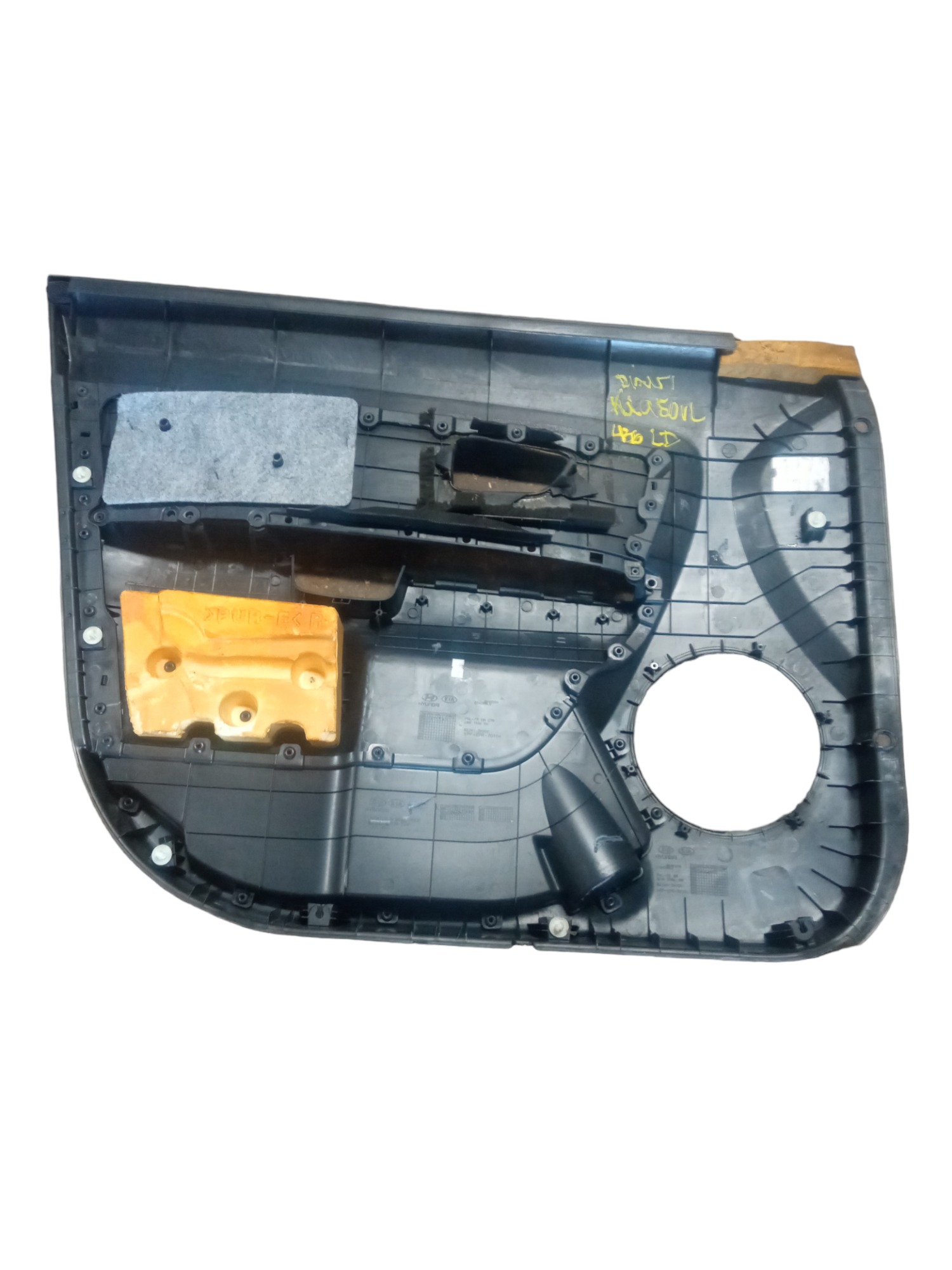 Forro De Porta Dianteiro Direito Kia Soul 2010 Preto 4