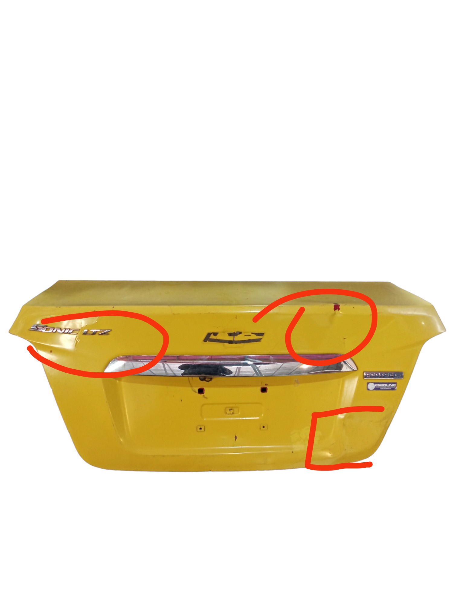 Tampa Traseira Porta Malas  Chevrolet Sonic 2012 2013 2014 7