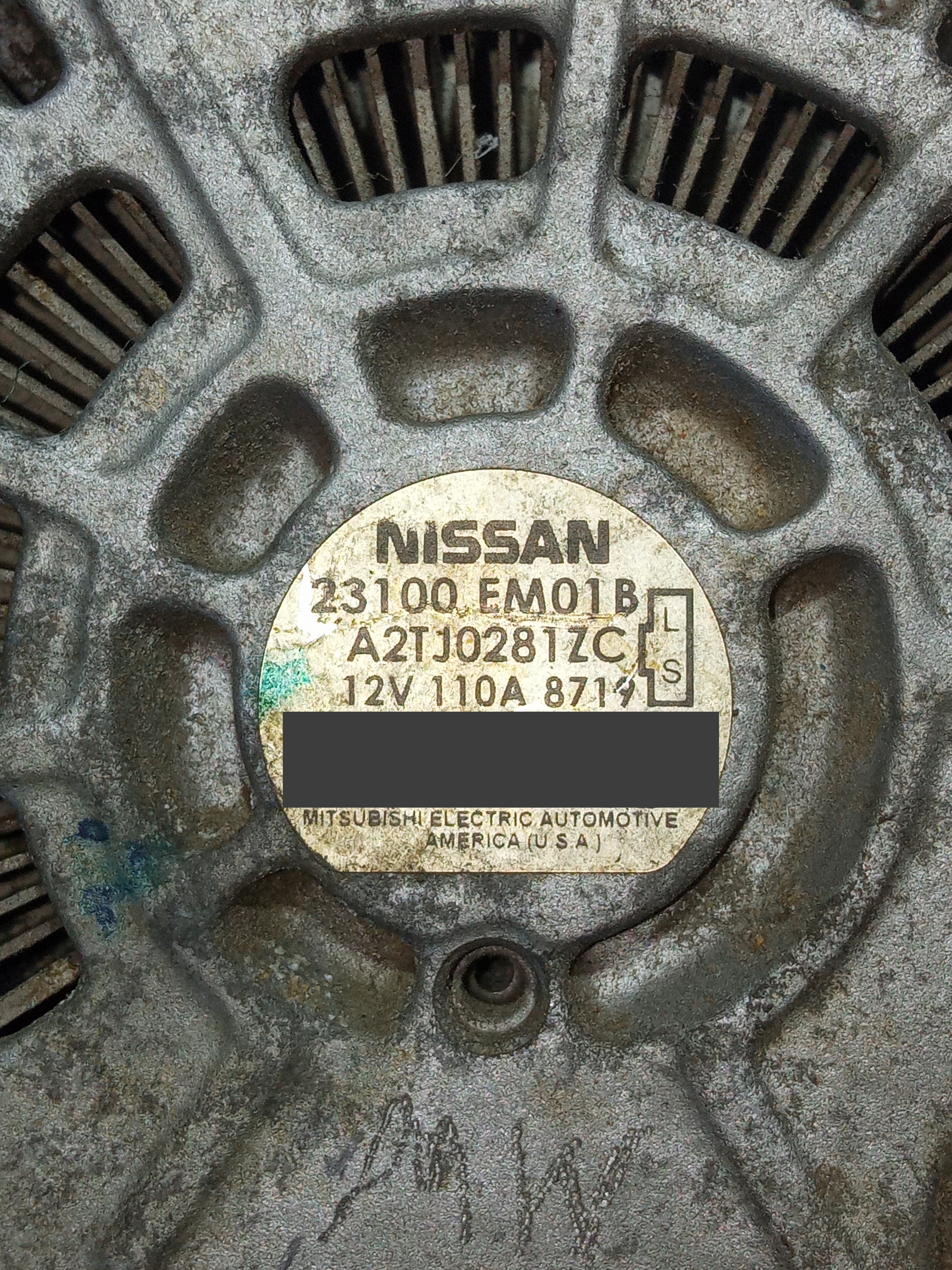 Alternador Nissan Sentra 2008 A 2012 2 0 16v Original Usado 3