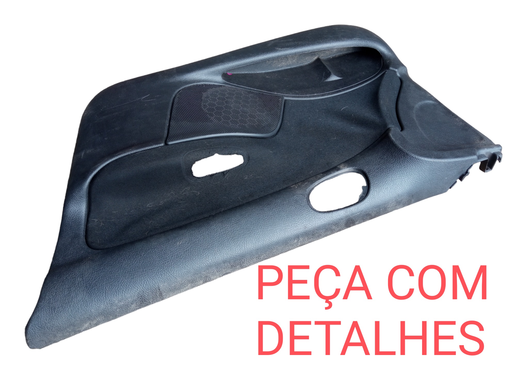 Forro De Porta Direito Peugeot 206 2p 2002 A 2006 Original  Preto 2