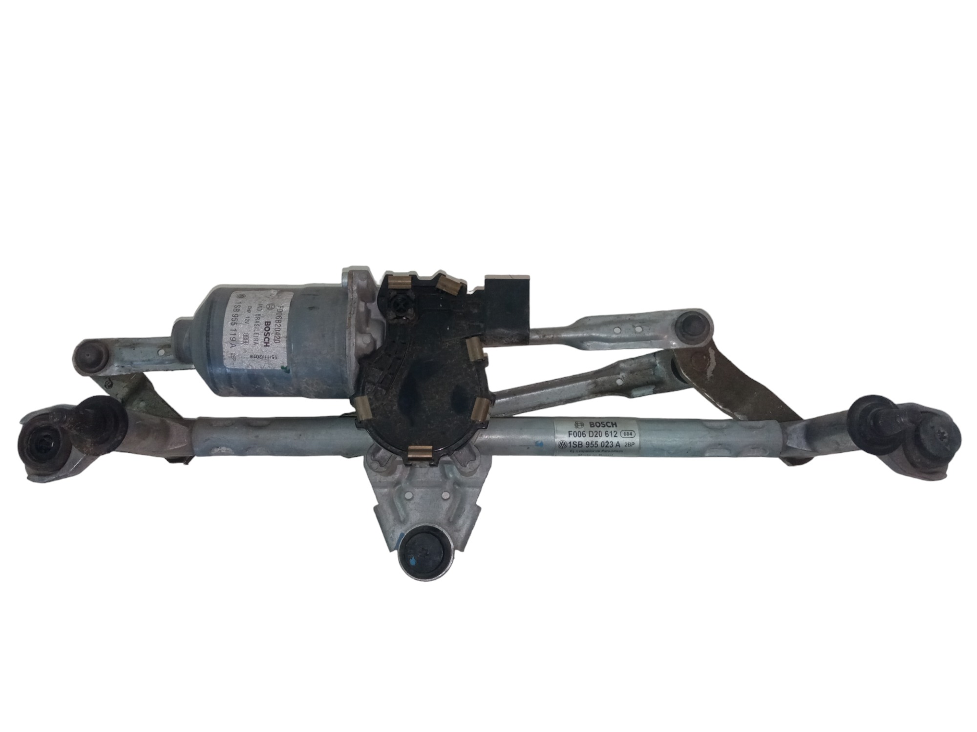 Maquina Motor Limpador Parabrisa Dianteiro Vw Up 2014 A 2020 1
