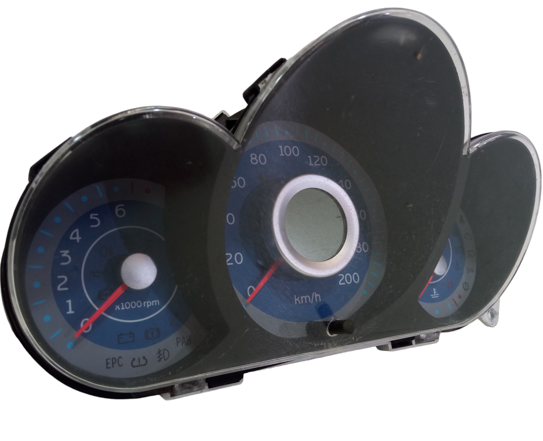 Painel De Instrumentos Moldura Chery Face 1 3 2010 A 2014  Azul 2