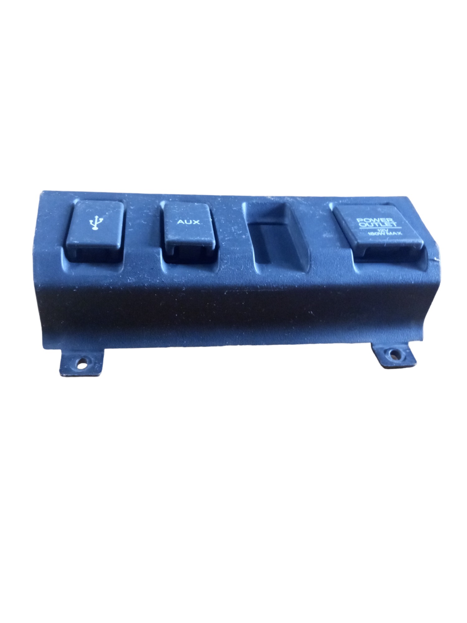 Moldura Acabamento Tomada 12v/usb/aux Honda Hrv 2015/2020 Preto 2