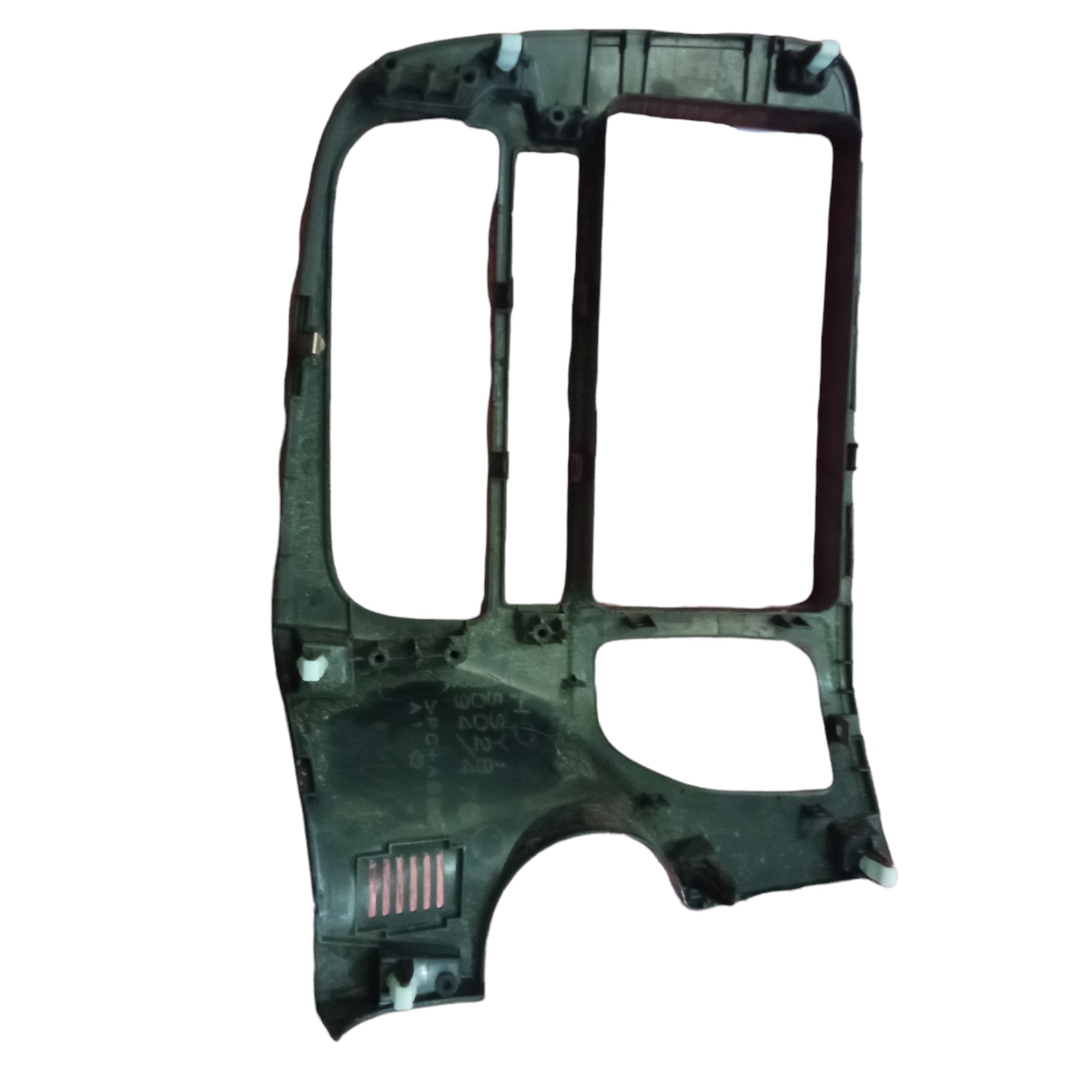 Moldura Painel Radio Central Mitsubishi Outlander 2016 2019 6