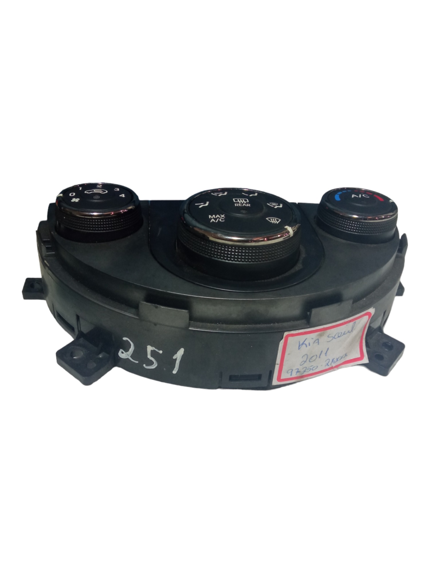 Painel Controle Ar Condicionado Kia Soul 2009 A 2013 3