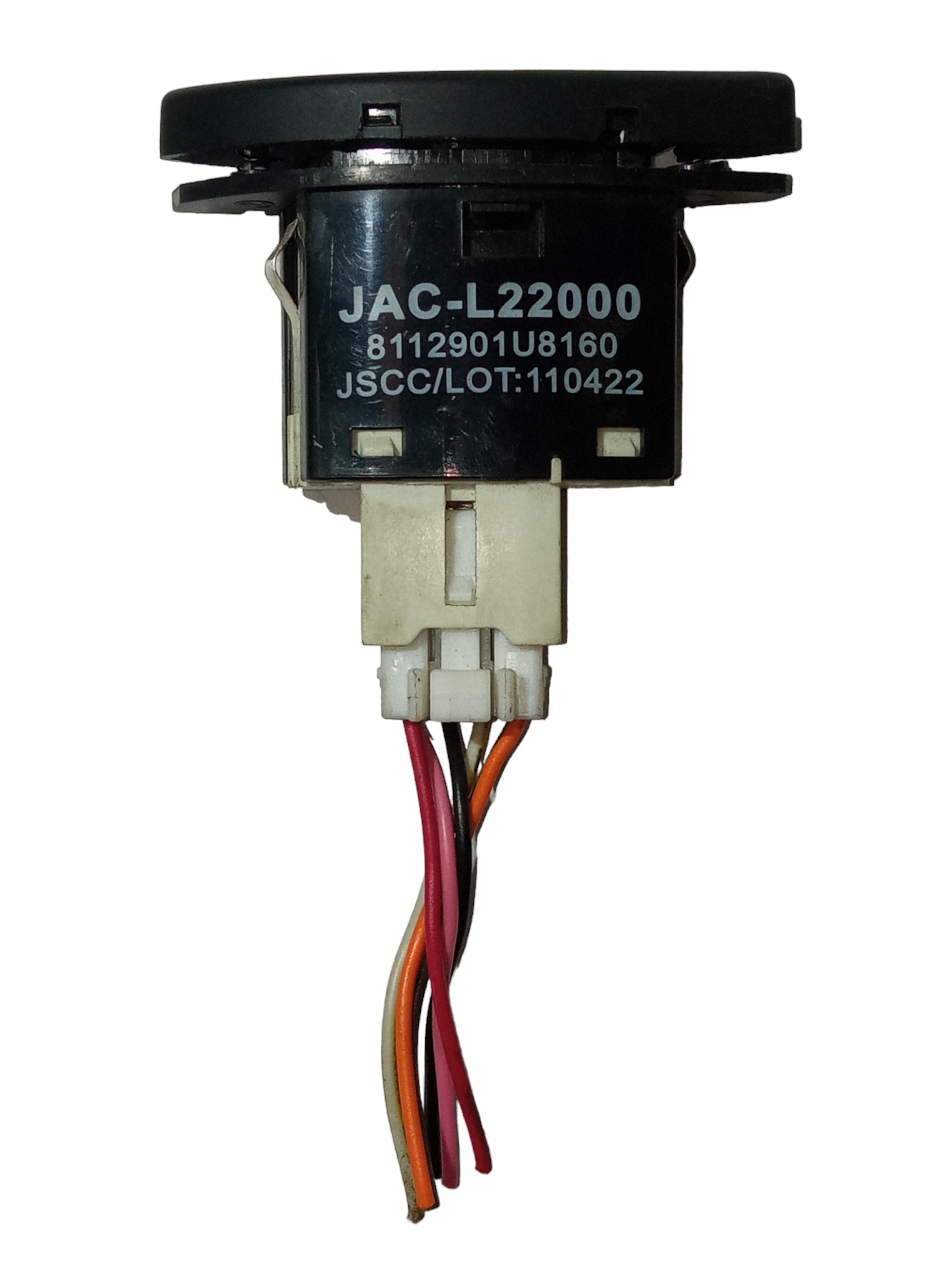 Botao Comando Circulacao Ar Condicionado Jac J3 2010 2013  Preto 2