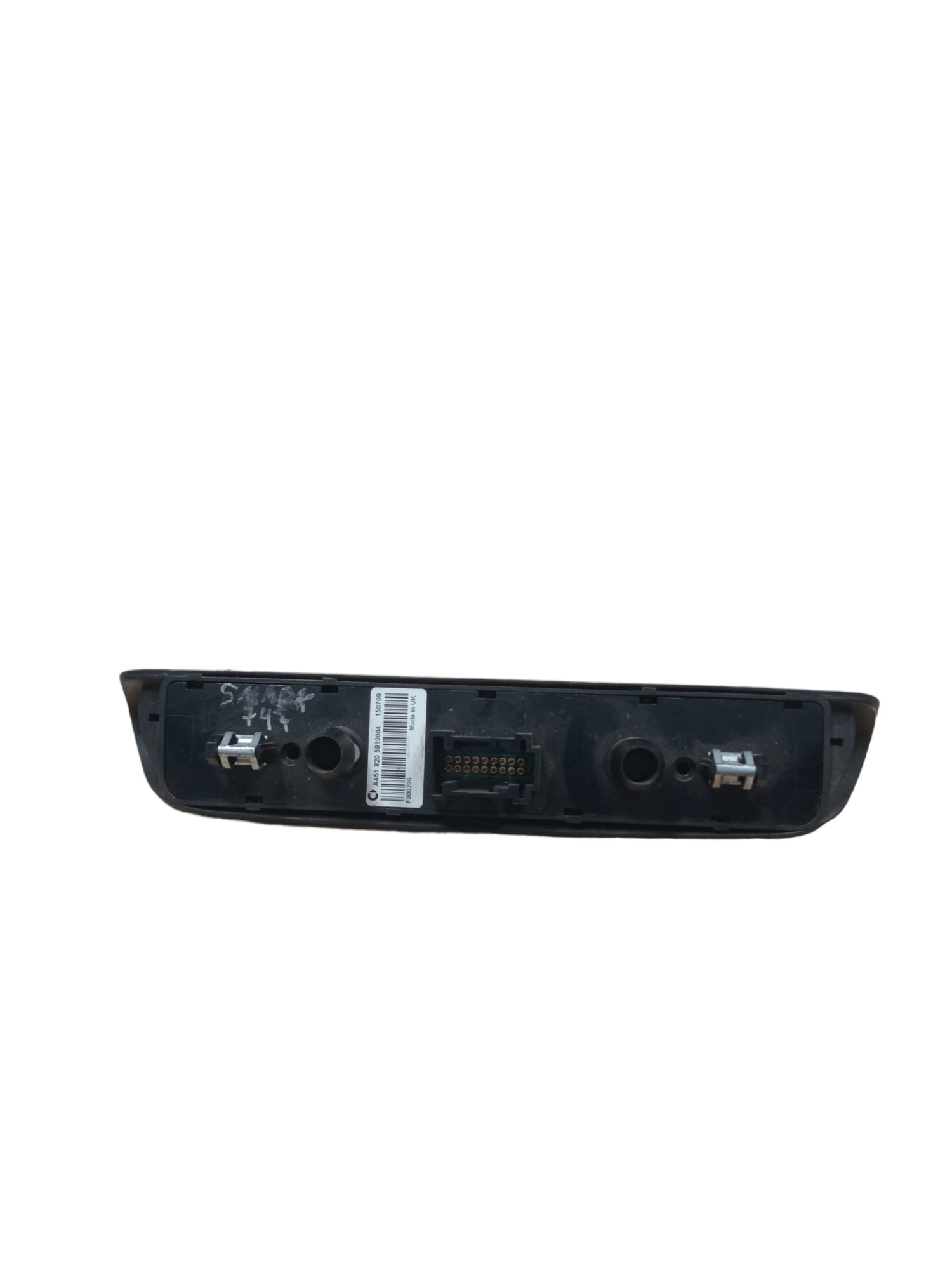 Botão Comando Pisca Alerta/trava Smart Fortwo 2008/2015 Preto 3