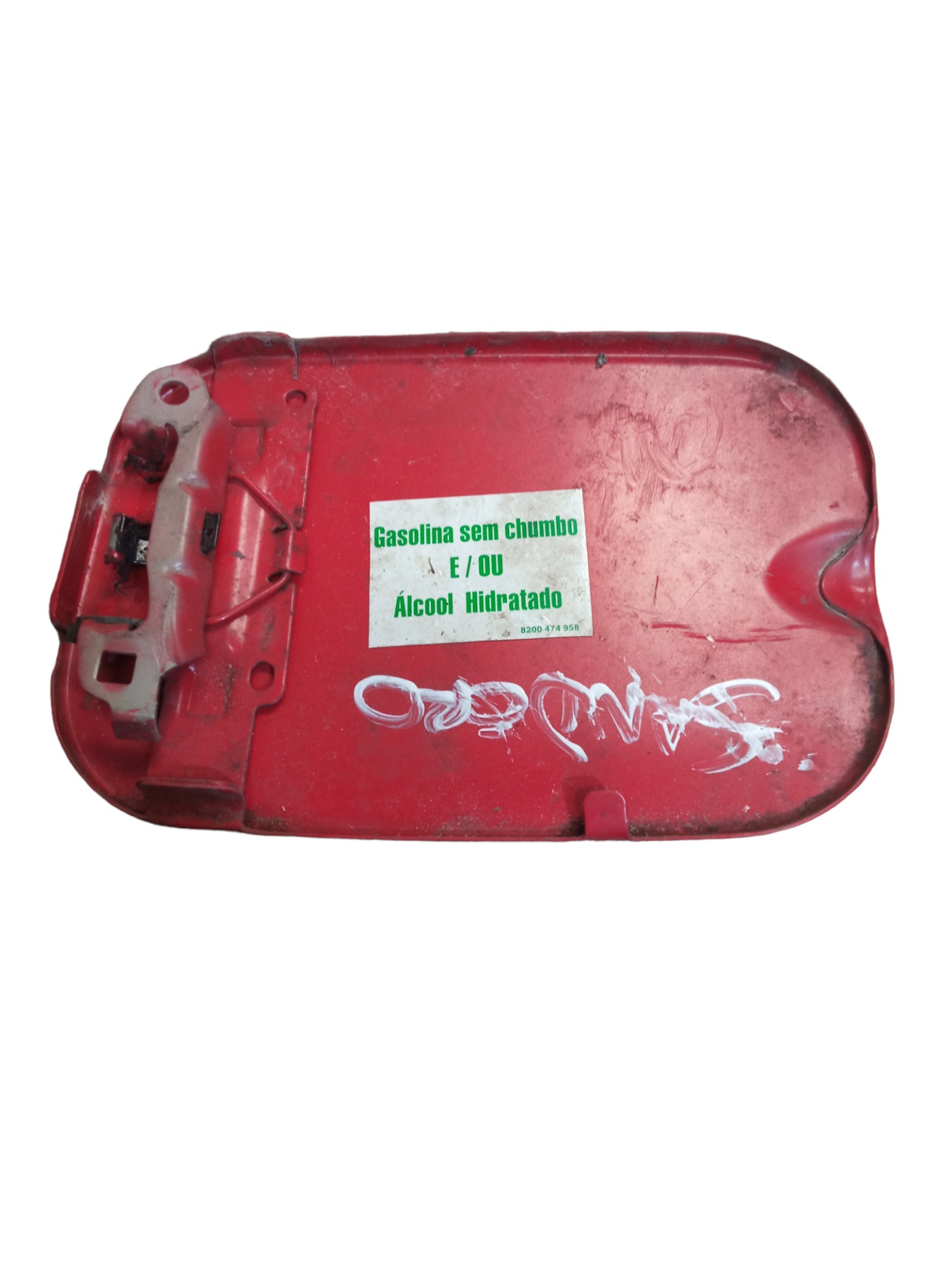 Tampa Portinhola Tanque Renault Sandero 2009/2011 Vermelho 2009 4