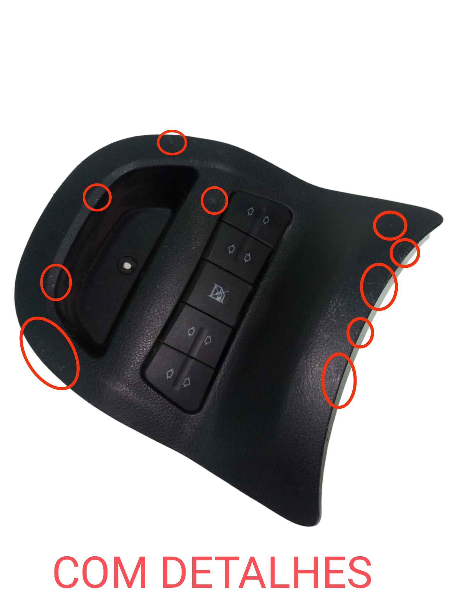 Moldura Acabamento Console Central Botao Vidro Jac J2 2014 2