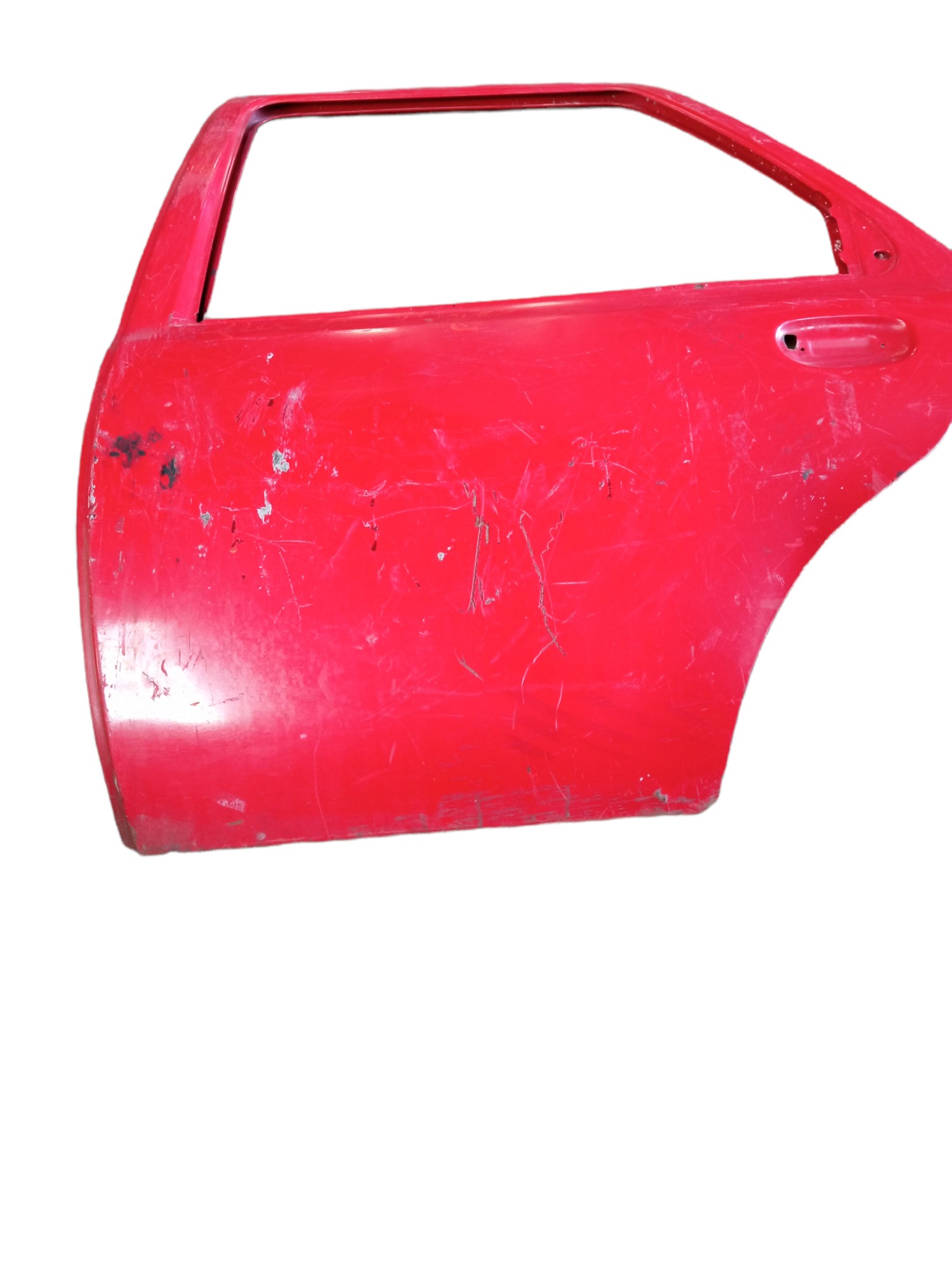 Porta Traseira Esquerda  Fiesta 97 98 99 2000 2001 2002 2003 Vermelho 6