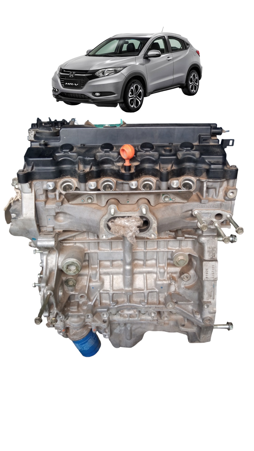Motor Parcial Honda Hrv 1 8 16v Flex 2016 2017 2018 2019 1