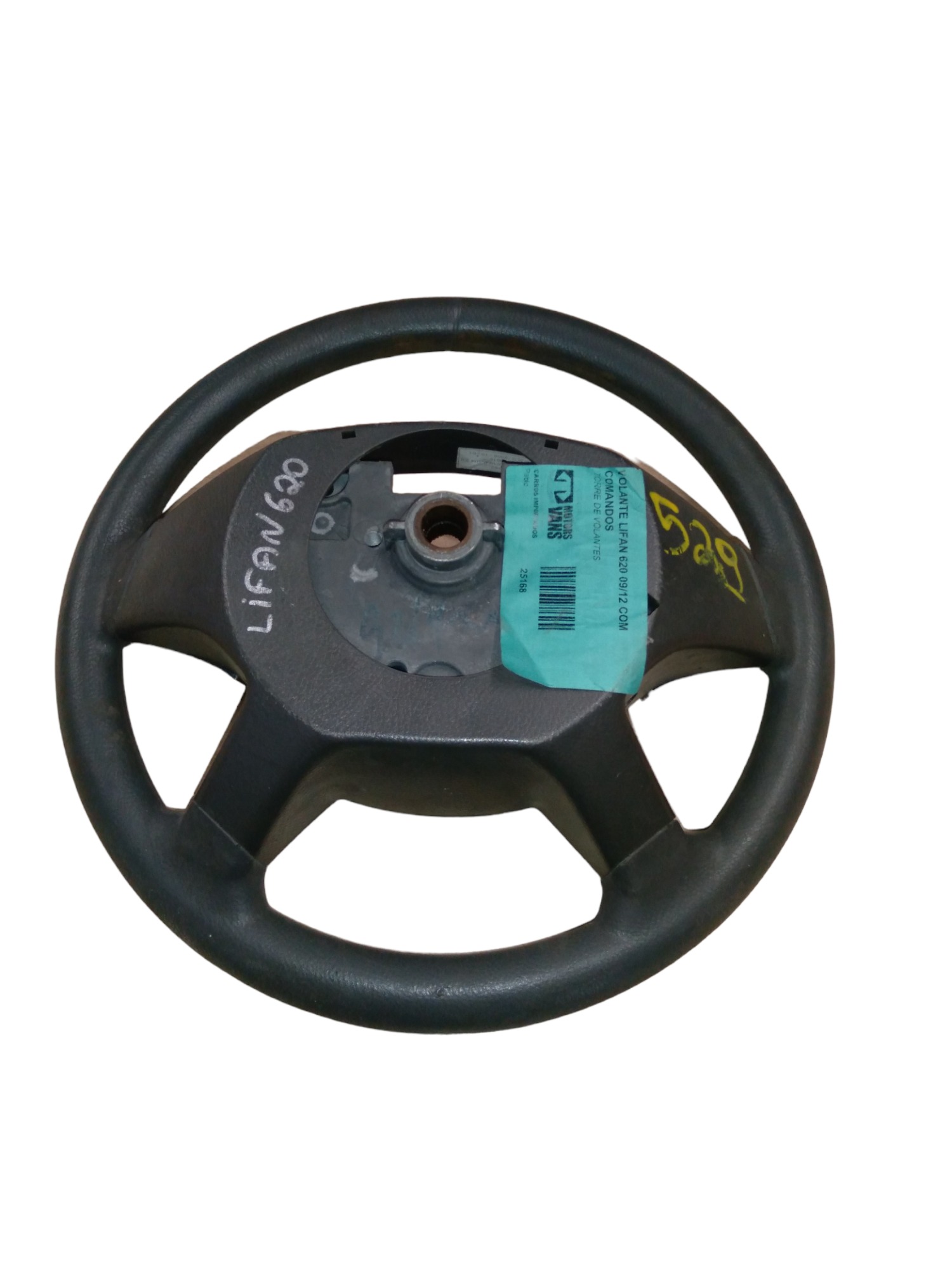 Volante Com Comandos Lifan 620 09/12 Com Detalhes M.v Cinza 3