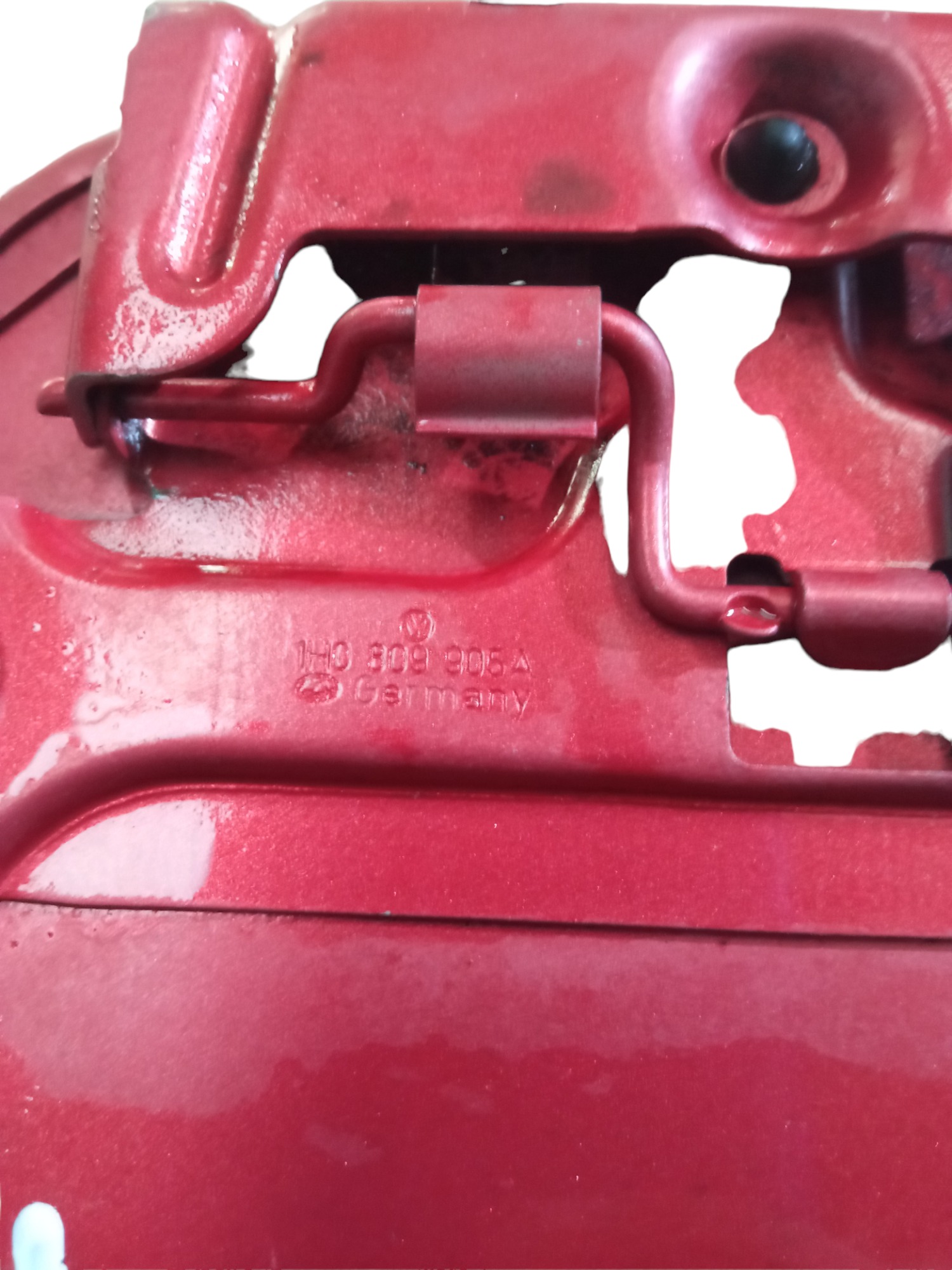 Portinhola Tampa Tanque De Combustível Volkswagen Golf 95/08 Vermelho 2008 5