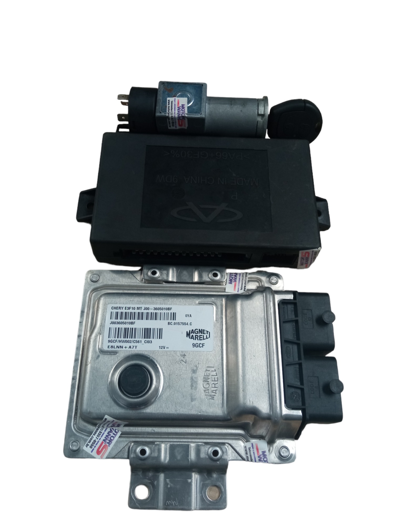 Kit Code Injeção Eletrônica Chery Qq 1.1 2012 3