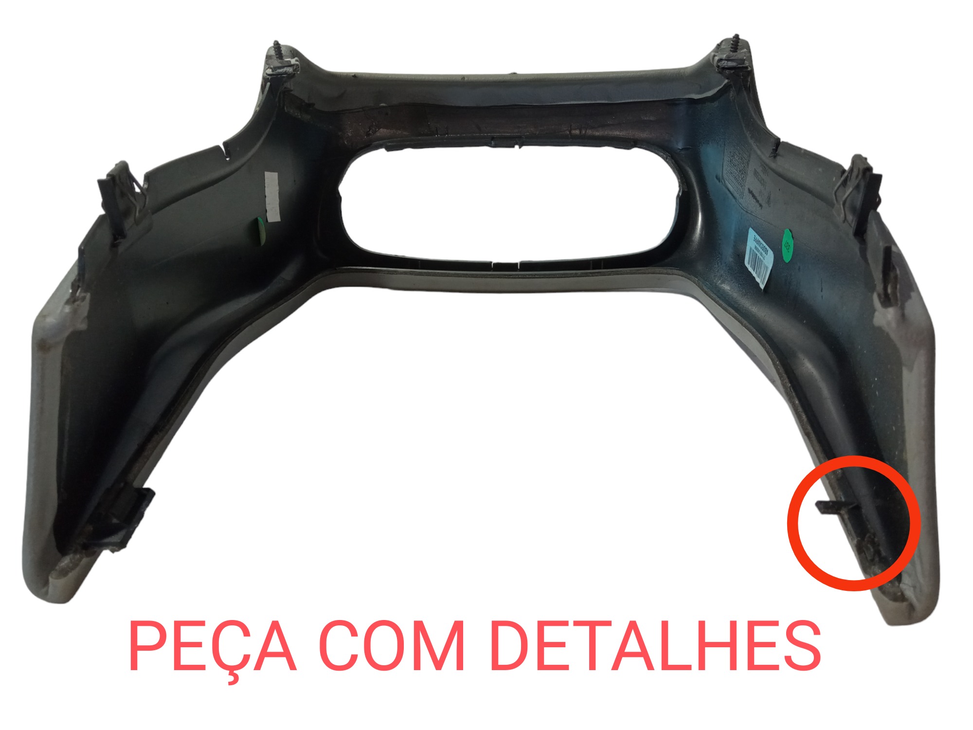 Moldura Difusor Ar Traseiro Console Central Cayenne 2009 3