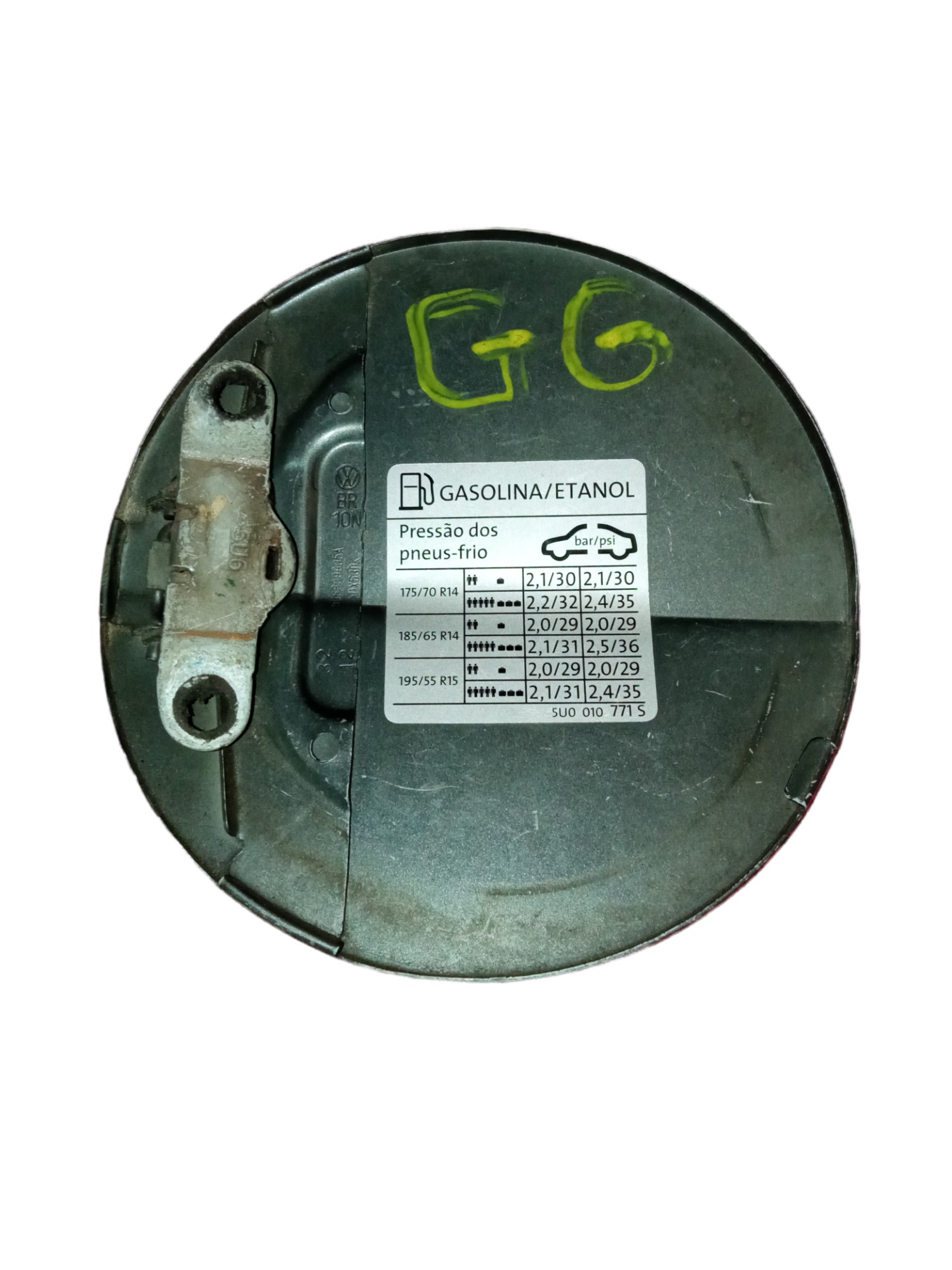 Portinhola Do Tanque Volkswagen Gol G6 2013/2014 Cinza 2