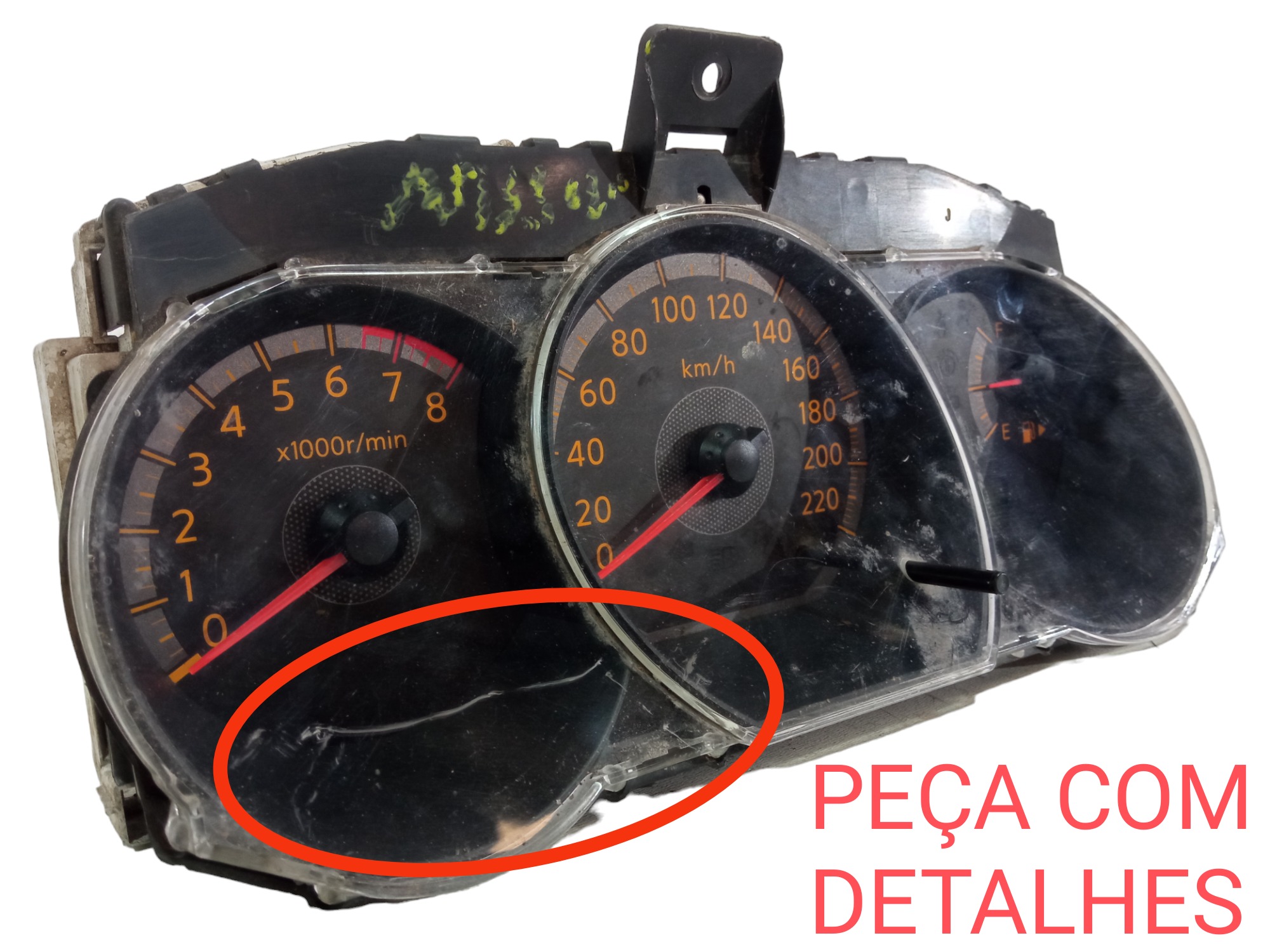 Painel De Instrumentos Moldura Nissan Livina 2011 2014 Usado Preto 2